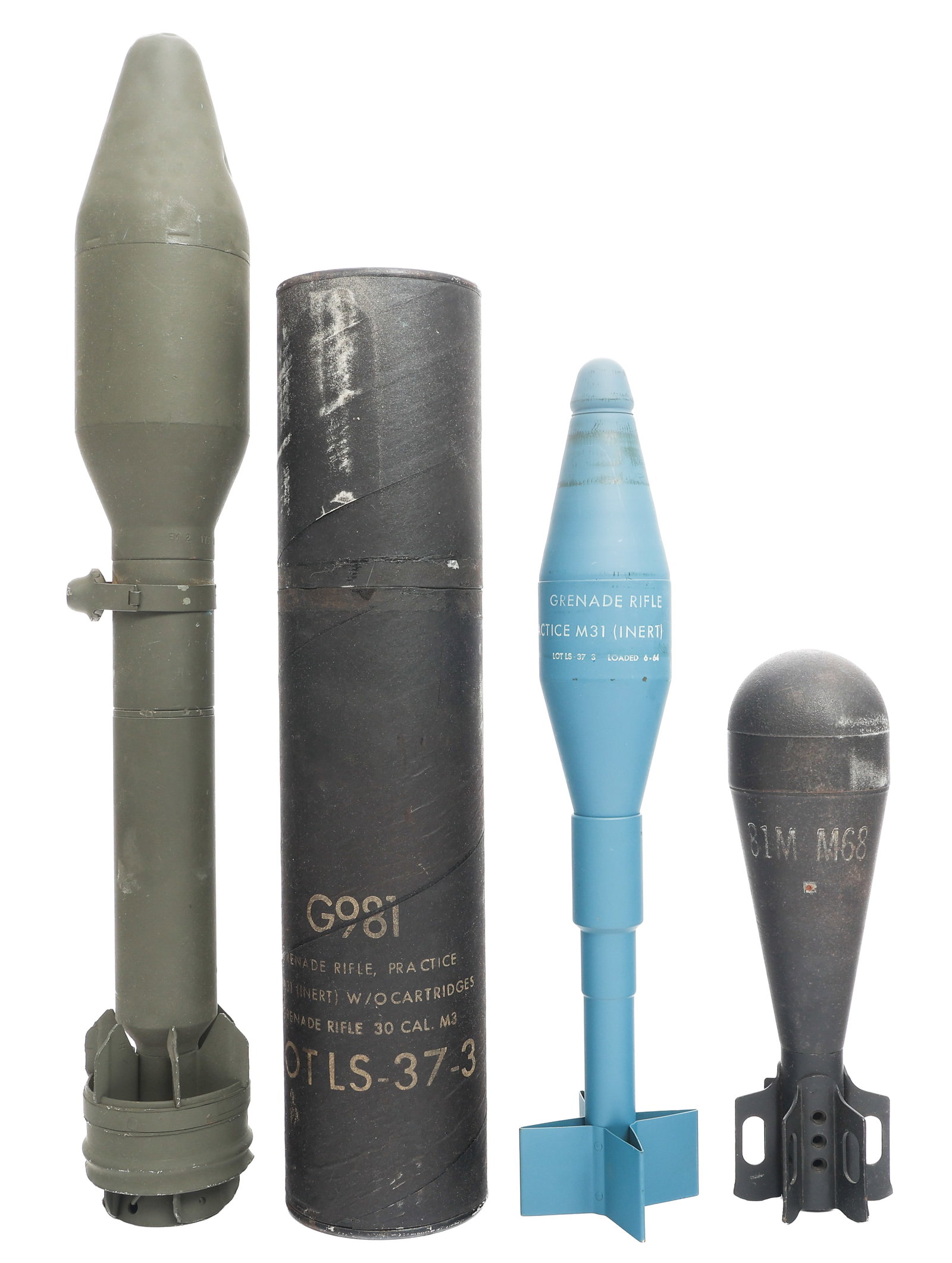KOREA - VIETNAM PRACTICE RIFLE GRENADE & ROCKET (1 of 14)