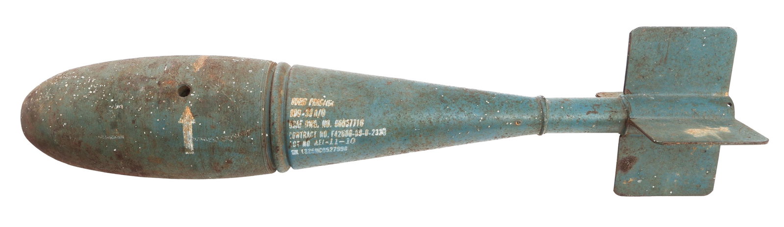 COLD WAR USAF MK76 25 LB PRACTICE BOMB (1 of 9)