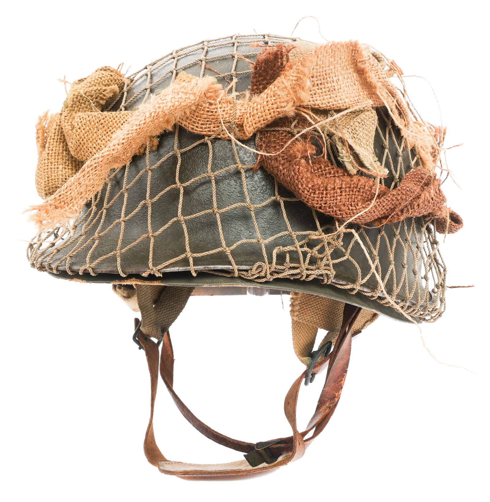 REFURBISHED WWII US ARMY M2 COMBAT HELMET