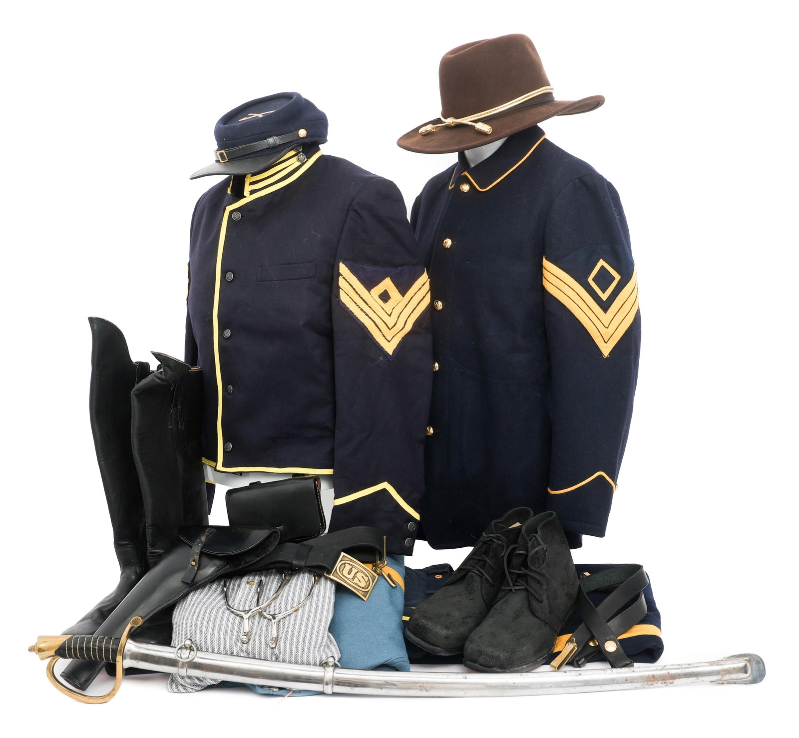 MODERN REENACTOR CIVIL WAR UNION UNIFORM & SWORD (1 of 20)