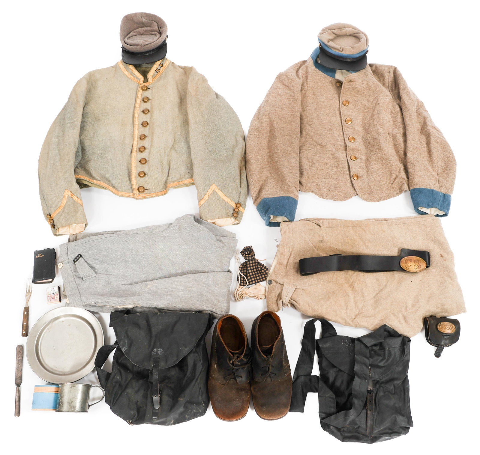 REENACTOR CIVIL WAR CSA UNIFORMS & FIELD GEAR (1 of 15)