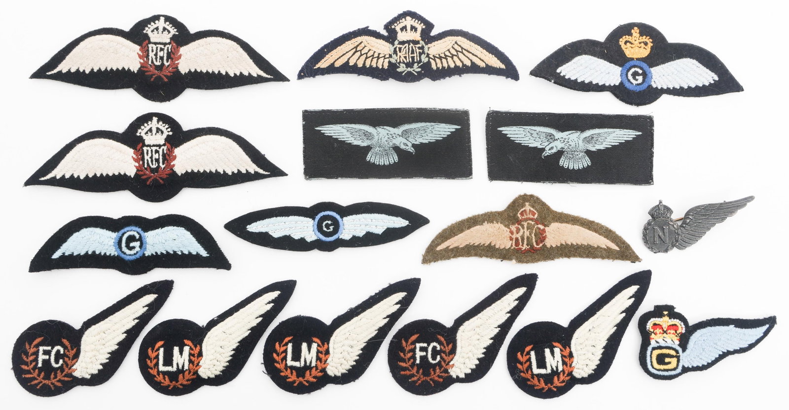 WWII - COLD WAR UK RFC & RAAF WINGS INSIGNIA