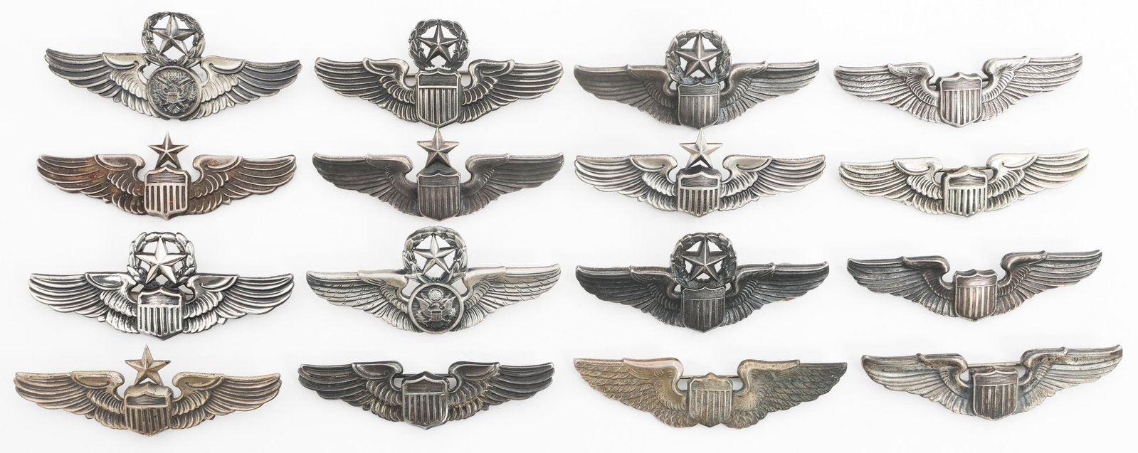 WWII - COLD WAR USAF 3" QUALIFICATION WINGS