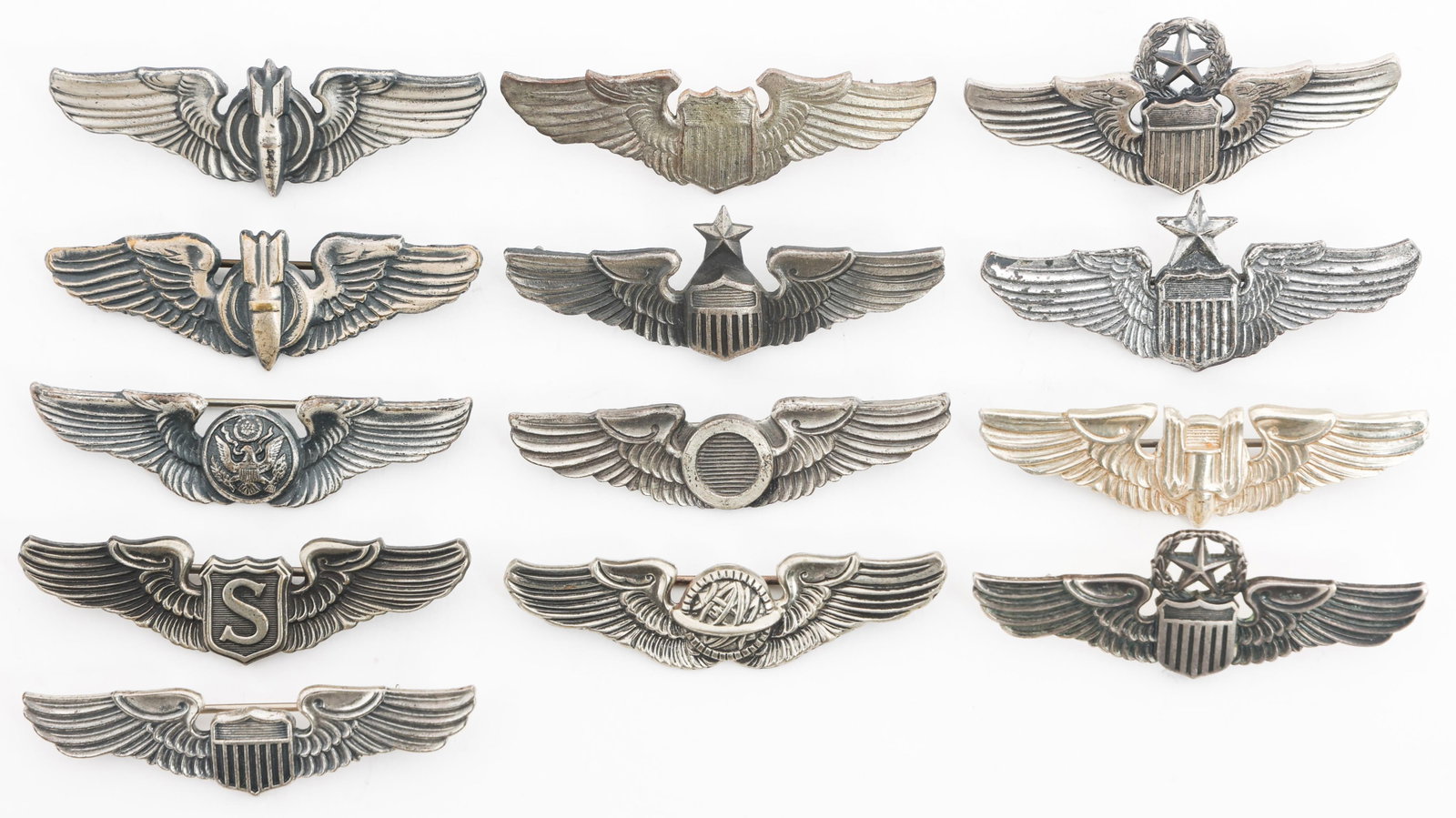WWII US AIR FORCE 2" QUALIFICATION WINGS
