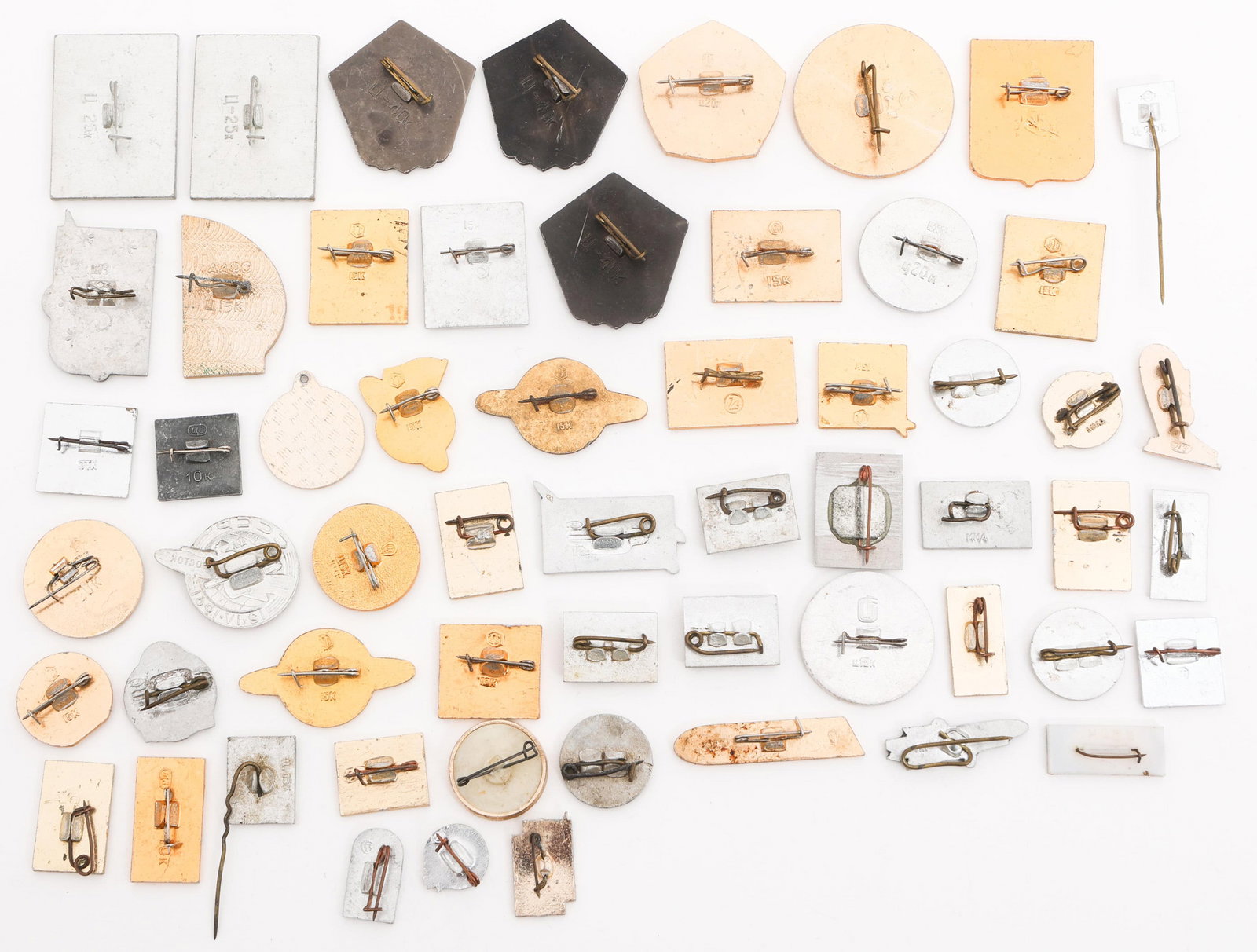 COLD WAR SOVIET SPACE PROGRAM PINS - 10
