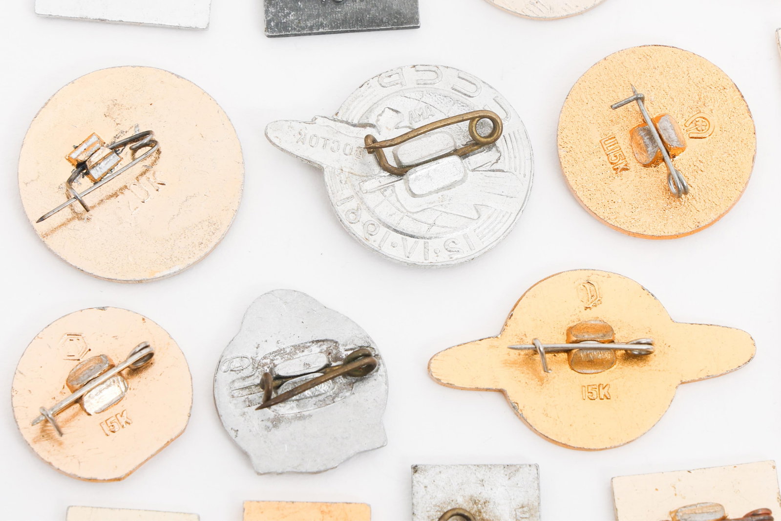 COLD WAR SOVIET SPACE PROGRAM PINS - 17