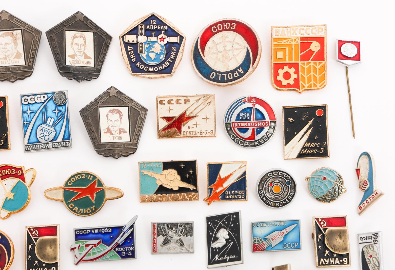 COLD WAR SOVIET SPACE PROGRAM PINS - 3
