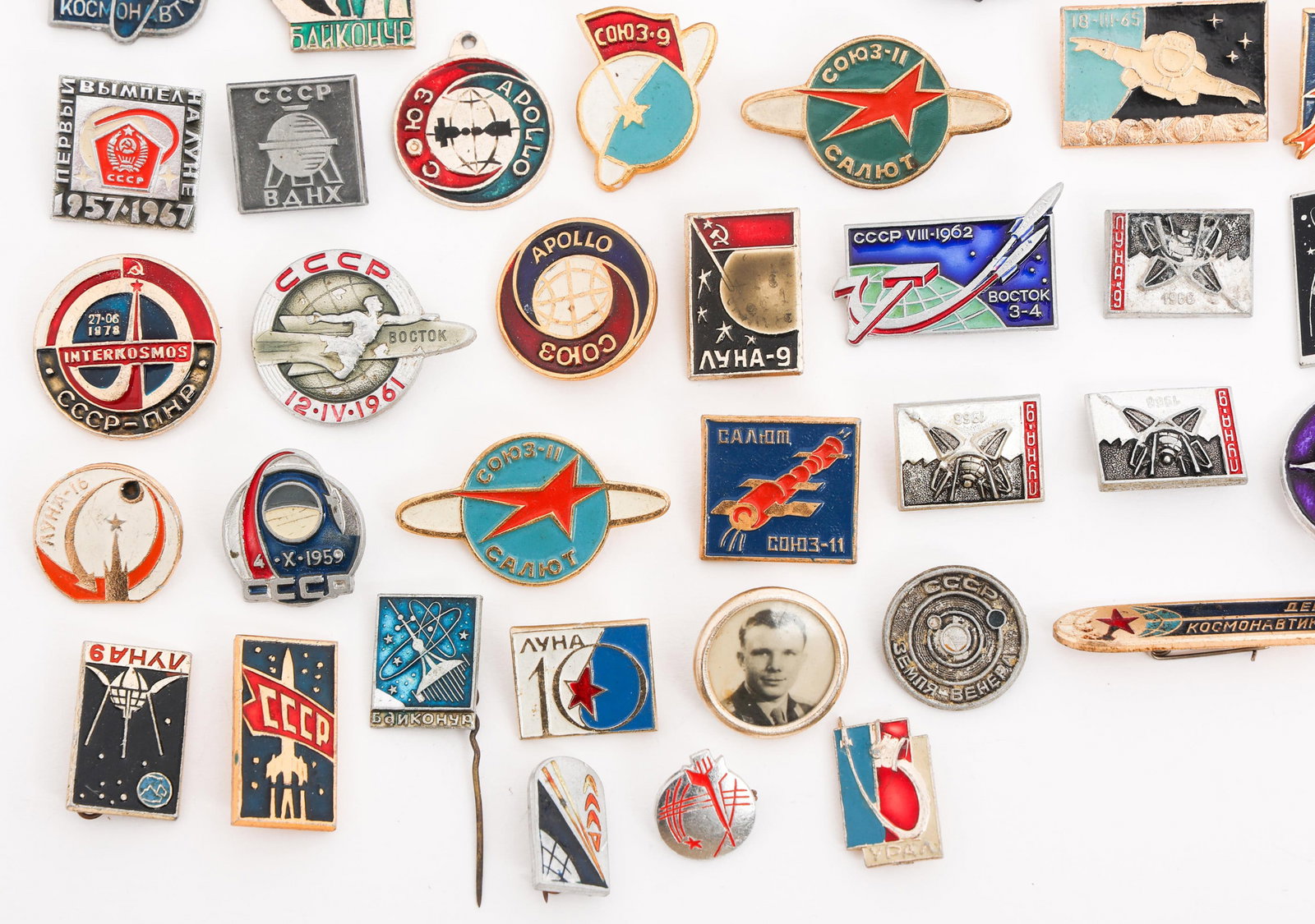 COLD WAR SOVIET SPACE PROGRAM PINS - 4