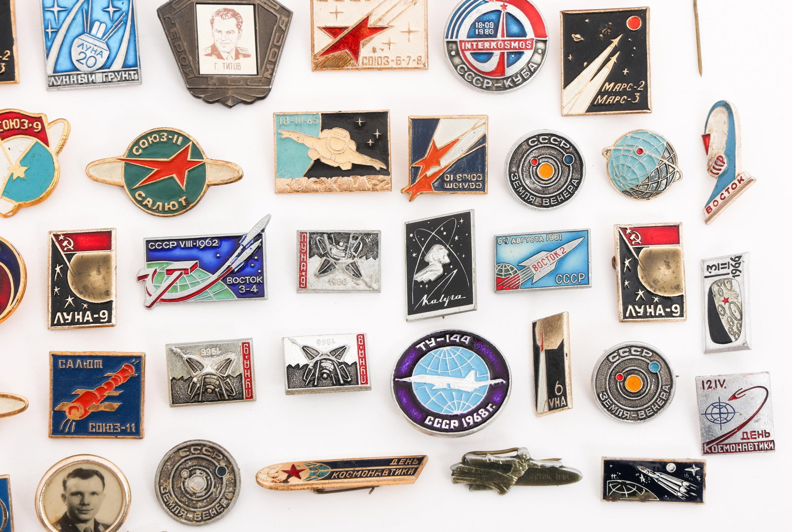 COLD WAR SOVIET SPACE PROGRAM PINS - 5
