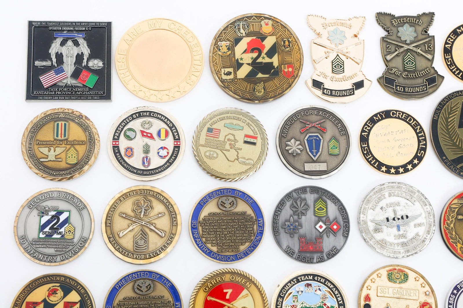 COLD WAR - CURRENT US ARMED FORCES CHALLENGE COINS - 11