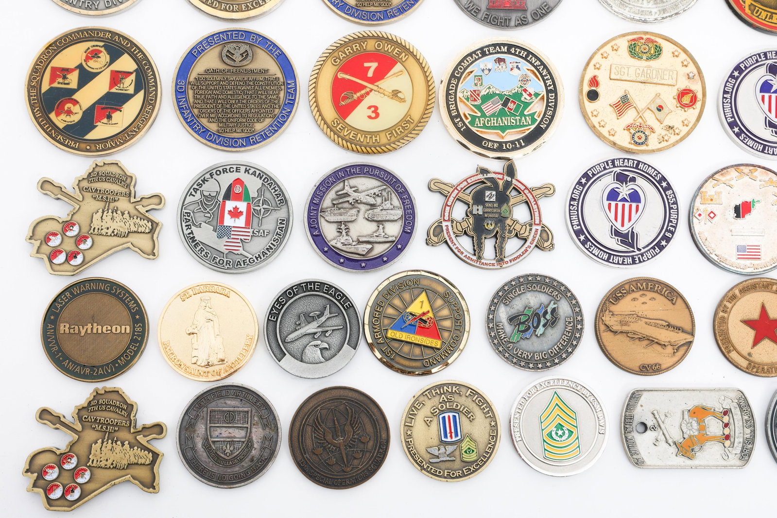 COLD WAR - CURRENT US ARMED FORCES CHALLENGE COINS - 13