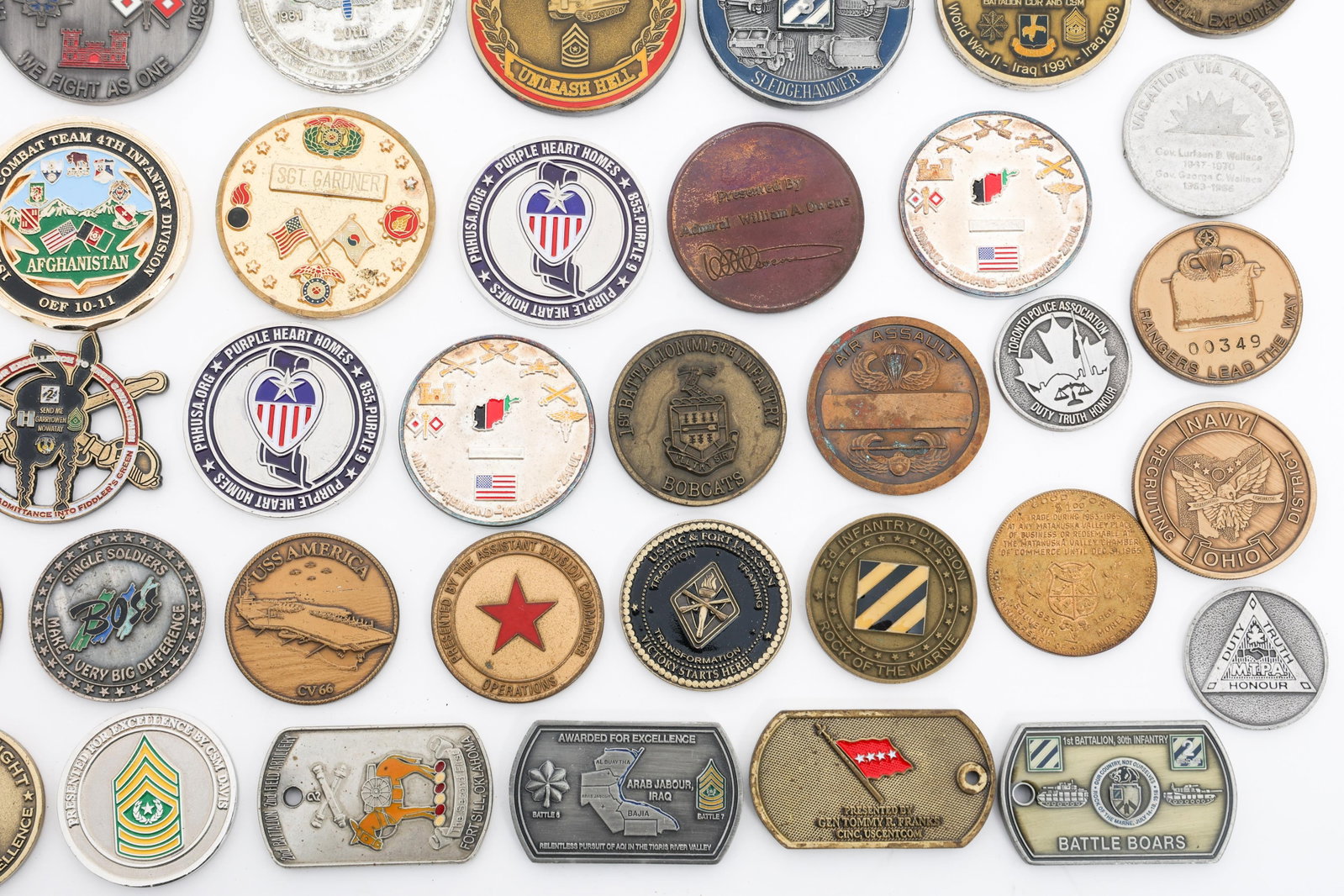 COLD WAR - CURRENT US ARMED FORCES CHALLENGE COINS - 14