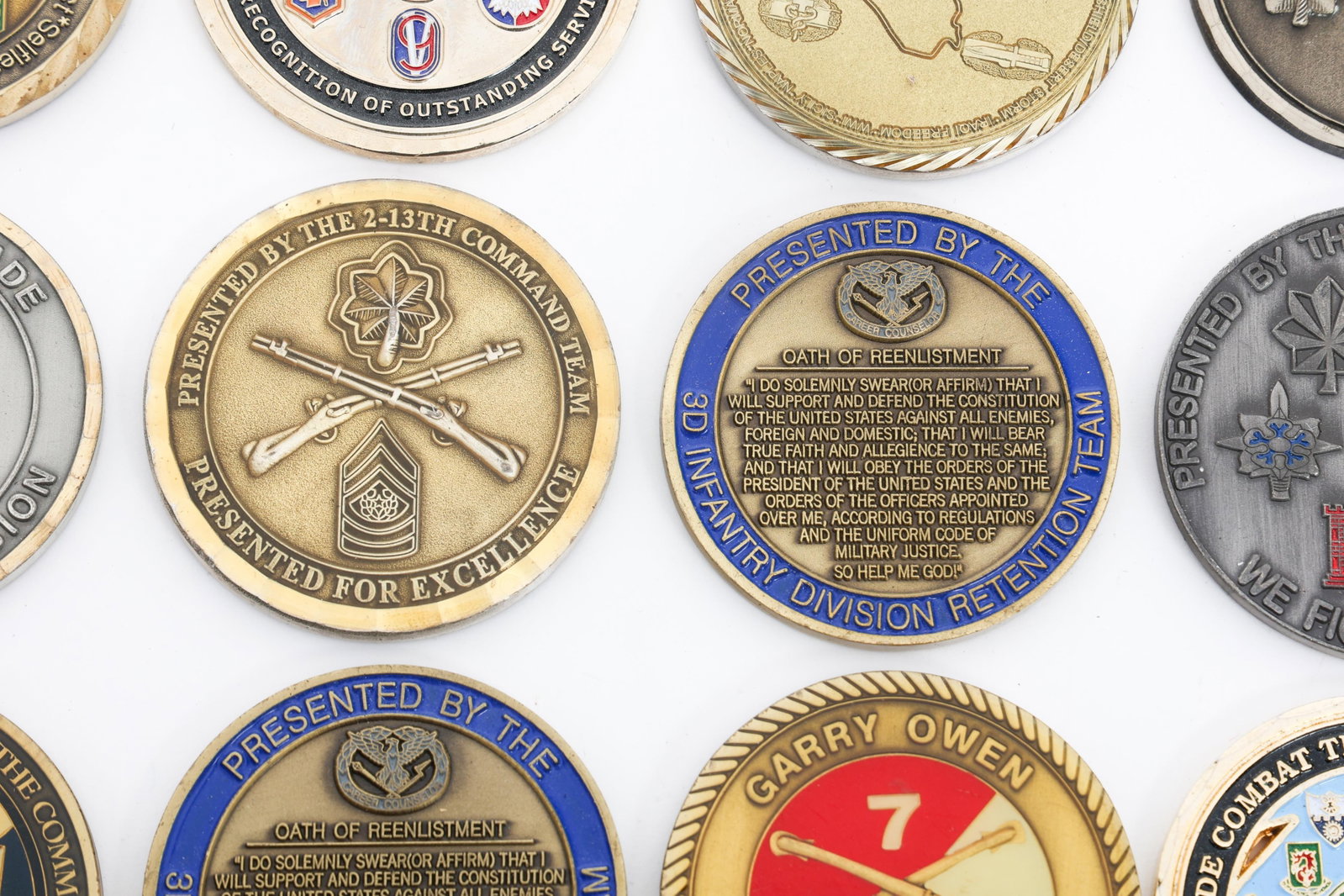 COLD WAR - CURRENT US ARMED FORCES CHALLENGE COINS - 15