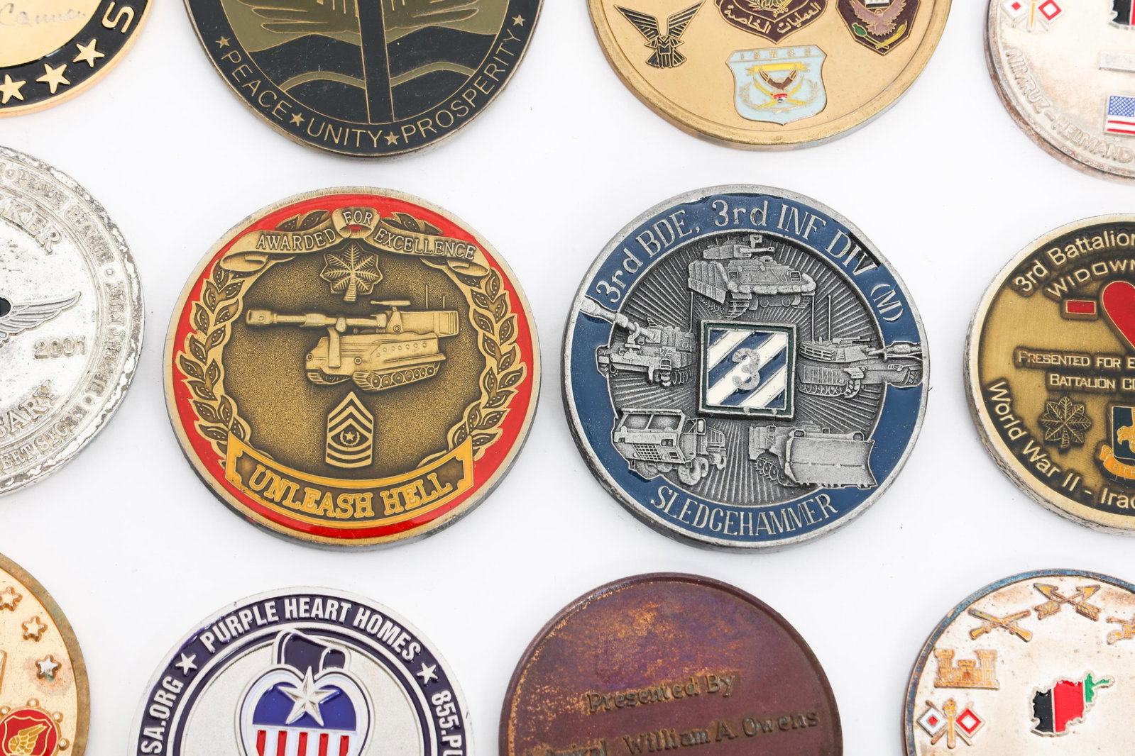COLD WAR - CURRENT US ARMED FORCES CHALLENGE COINS - 16