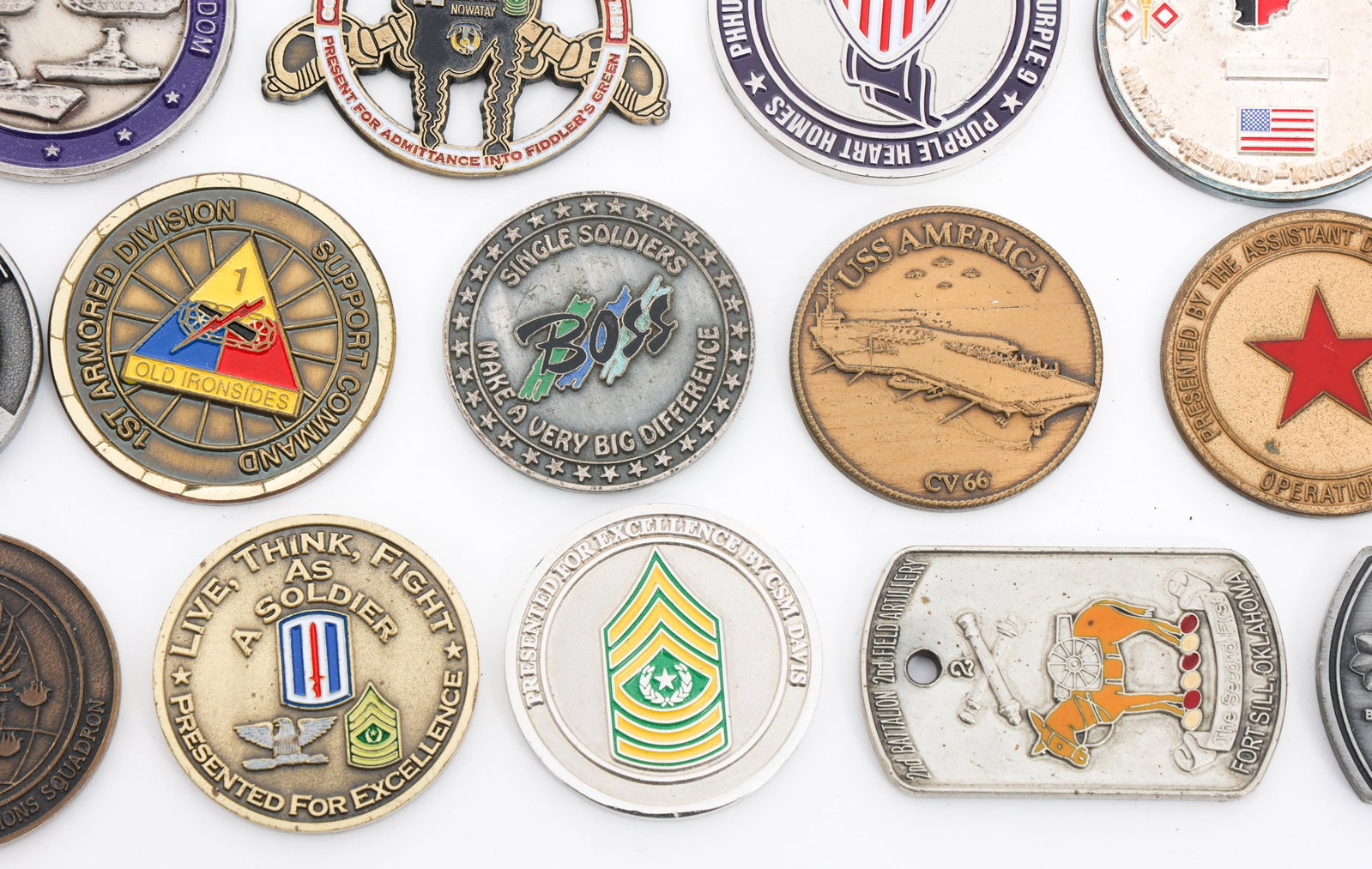 COLD WAR - CURRENT US ARMED FORCES CHALLENGE COINS - 17