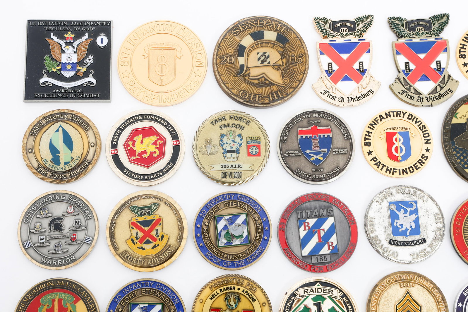 COLD WAR - CURRENT US ARMED FORCES CHALLENGE COINS - 2