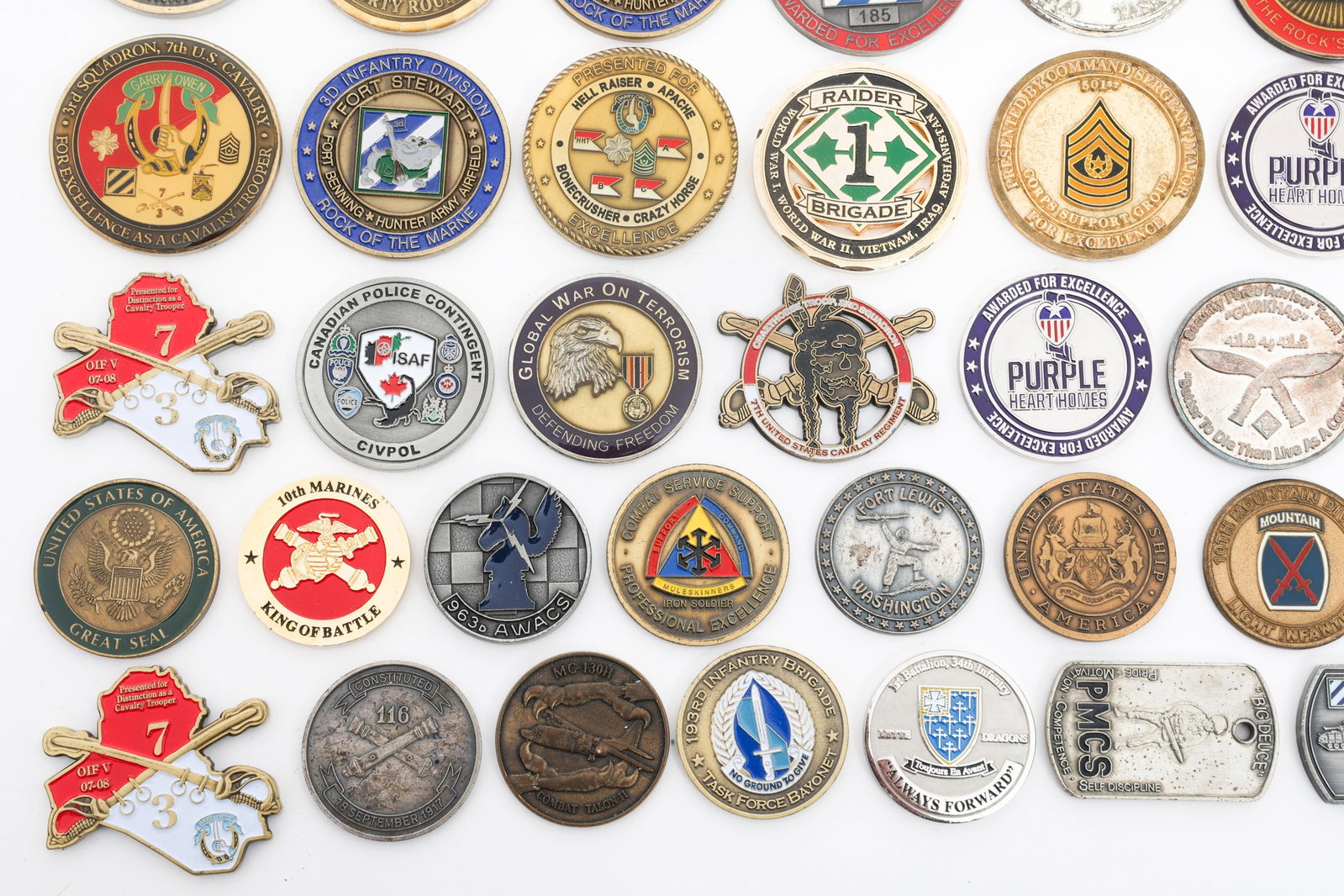 COLD WAR - CURRENT US ARMED FORCES CHALLENGE COINS - 4