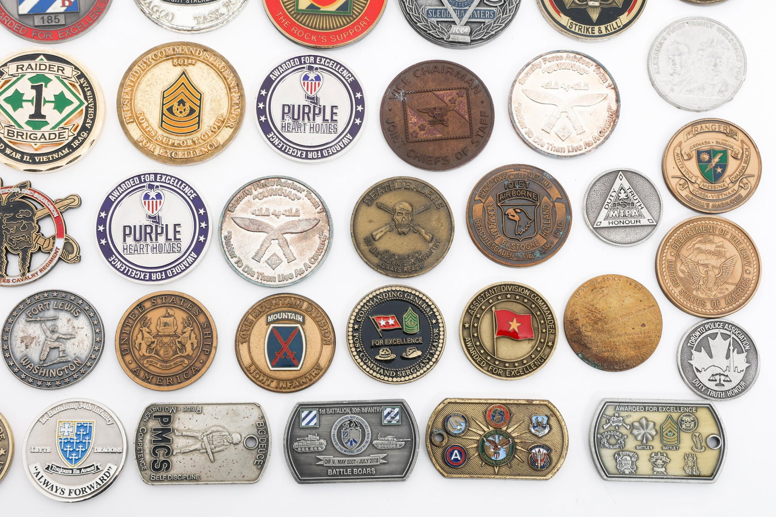 COLD WAR - CURRENT US ARMED FORCES CHALLENGE COINS - 5