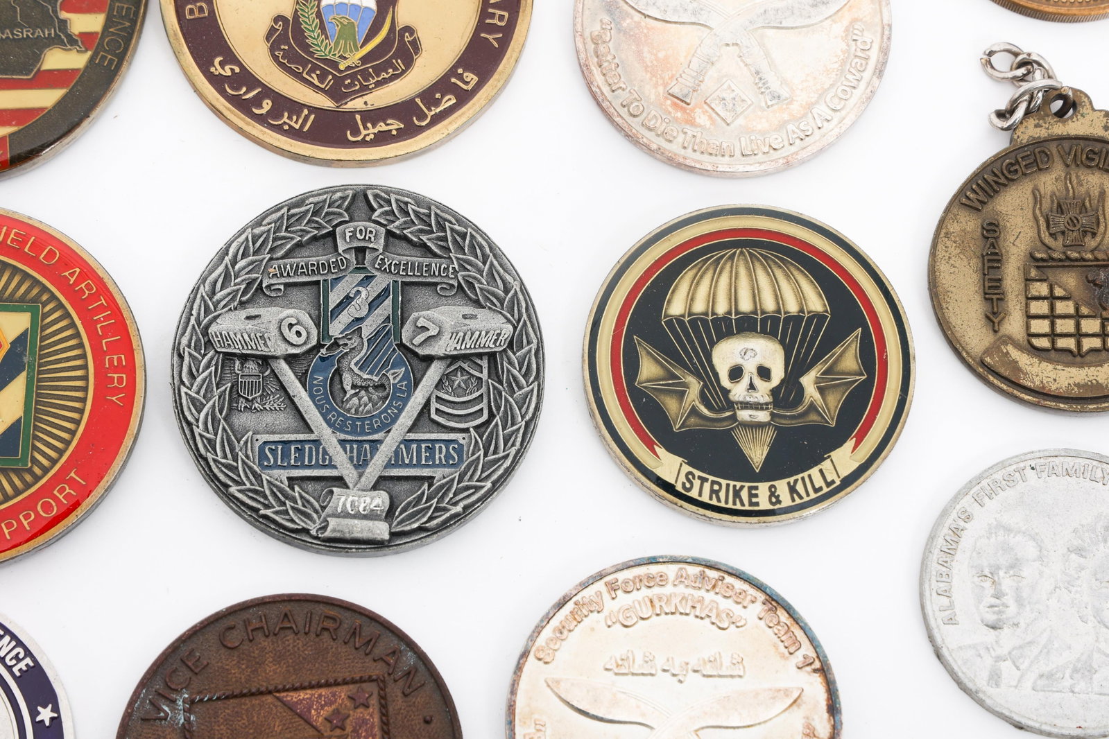 COLD WAR - CURRENT US ARMED FORCES CHALLENGE COINS - 7