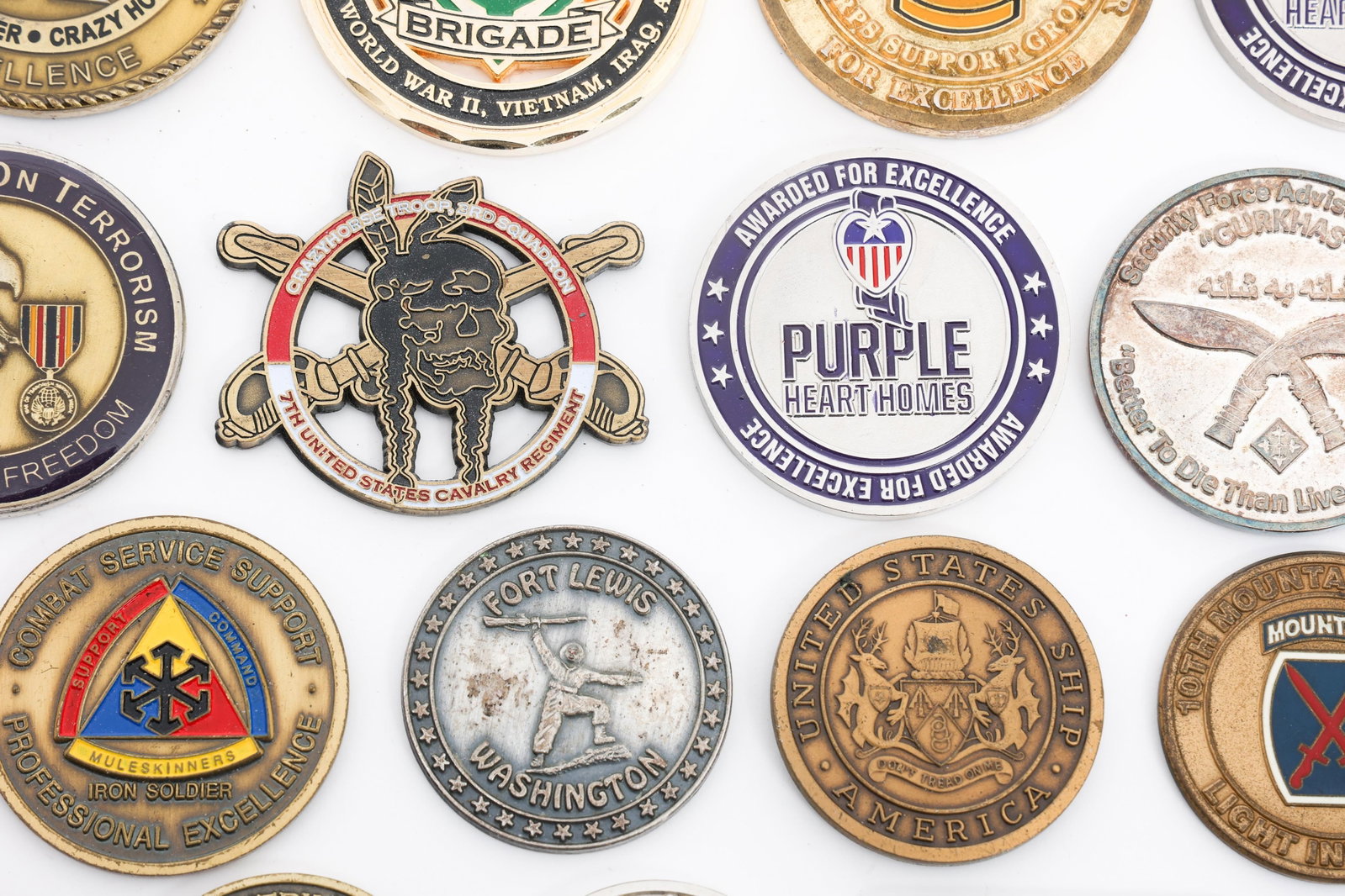 COLD WAR - CURRENT US ARMED FORCES CHALLENGE COINS - 8