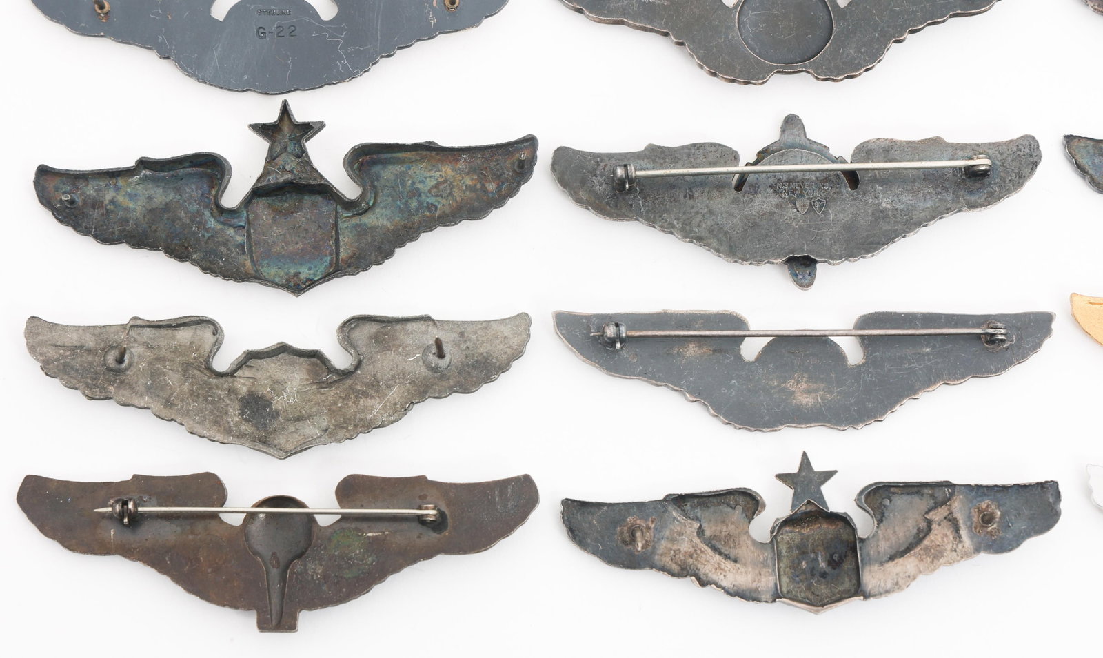 20TH C. US 3" QUALIFICATION WINGS - 12