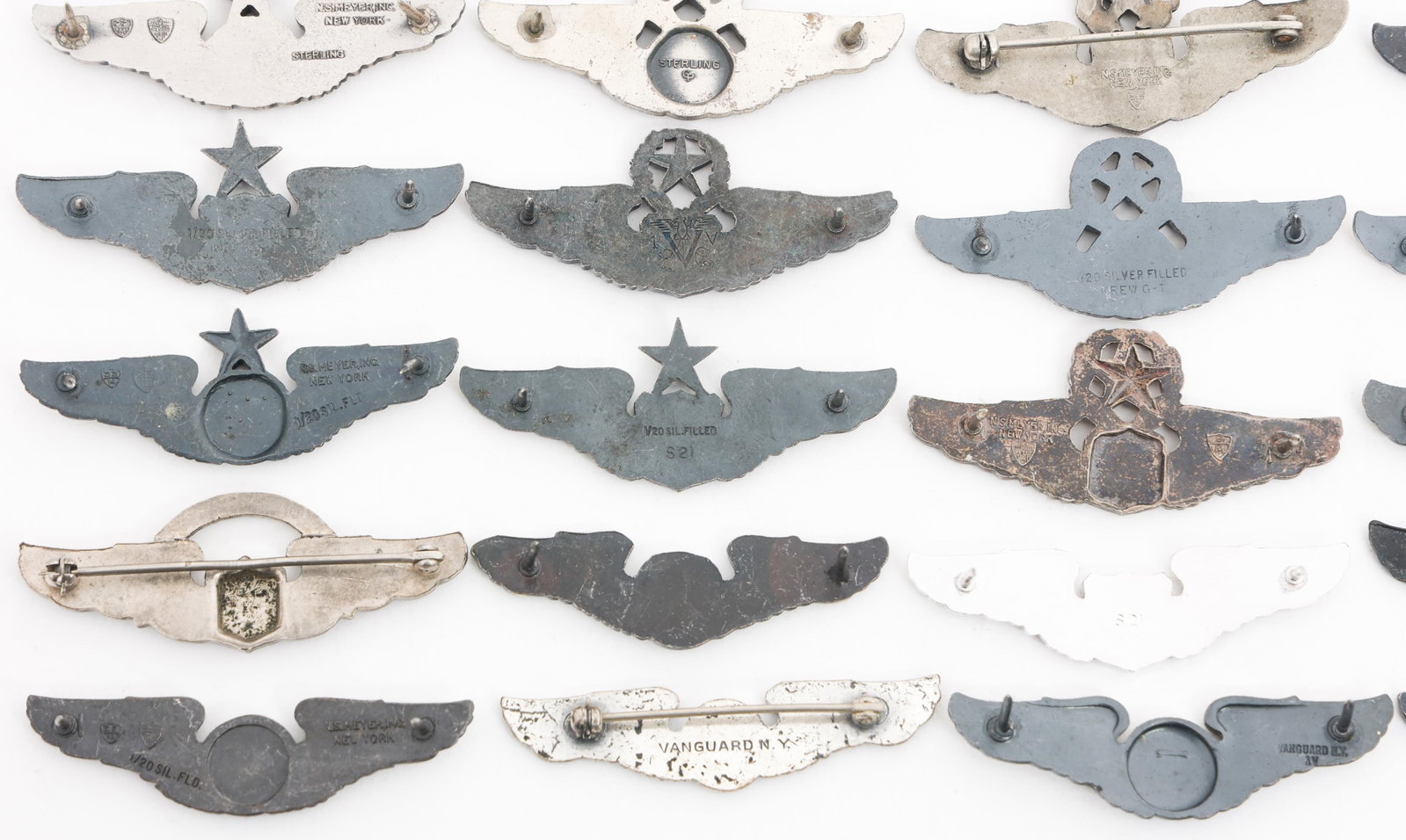 COLD WAR - CURRENT USAF 2" PILOT WINGS - 12