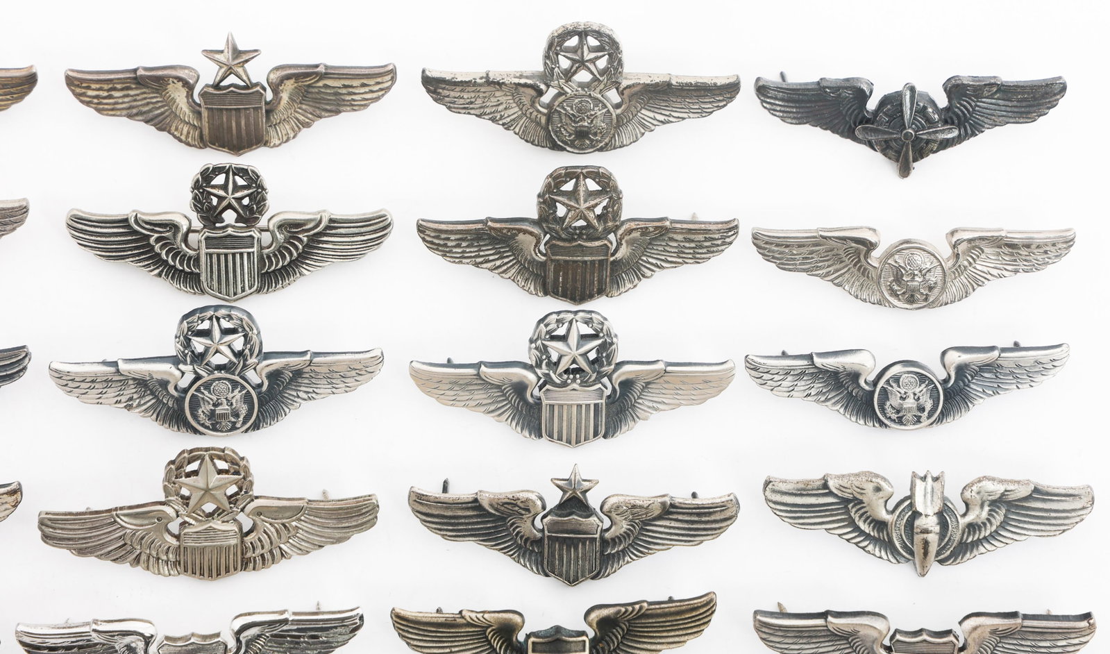 COLD WAR - CURRENT USAF 2" PILOT WINGS - 3