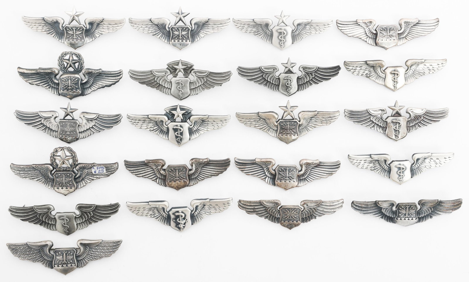 COLD WAR USAF FLIGHT SURGEON & NAVIGATOR WINGS