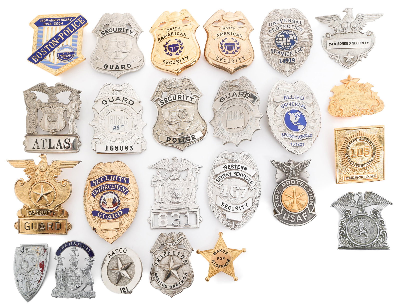 OBSOLETE US ARMED FORCES & SECURITY BADGES (1 of 16)