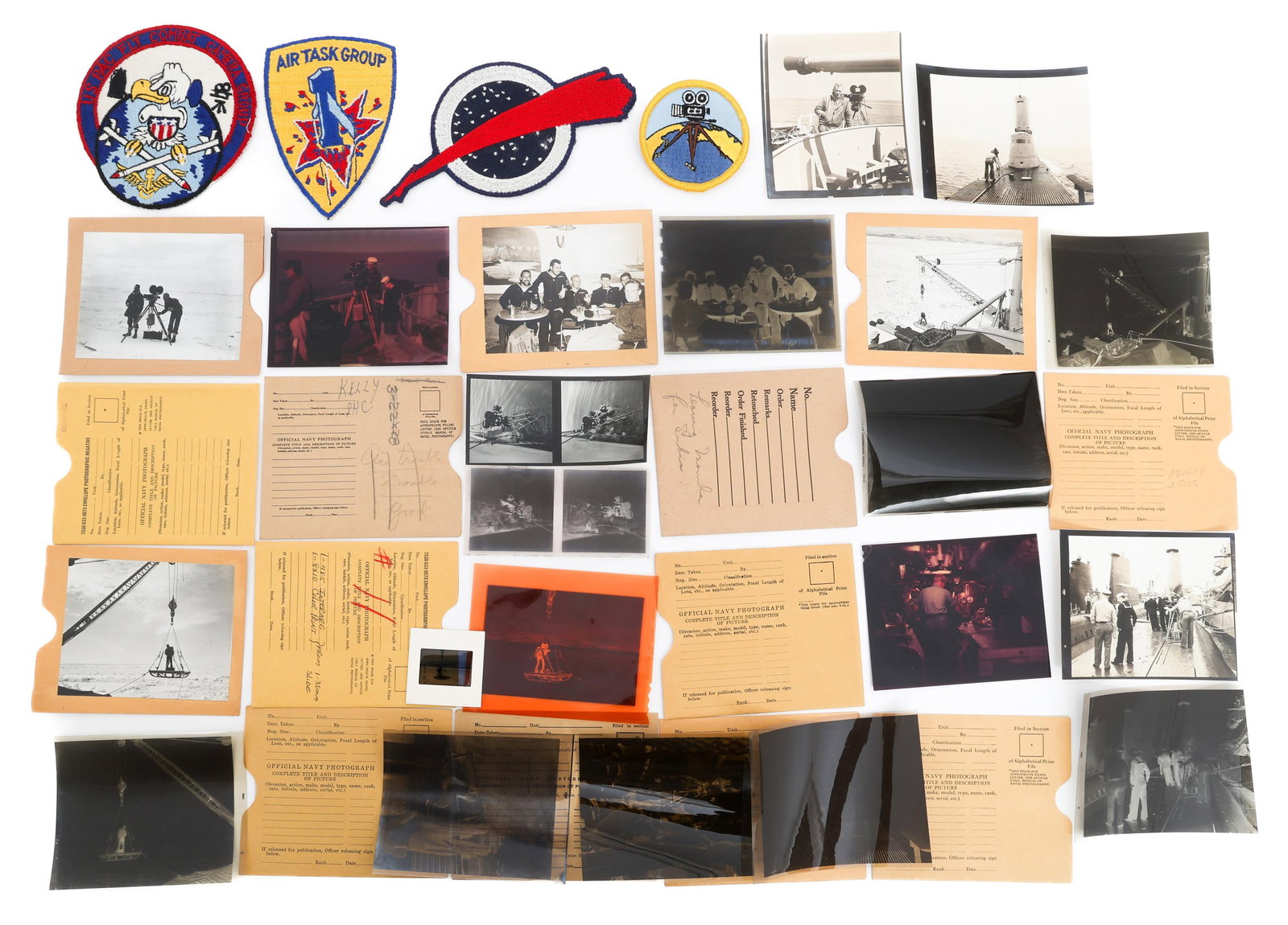 WWII - COLD WAR US PHOTOS & CAMERA GROUP PATCHES (1 of 14)