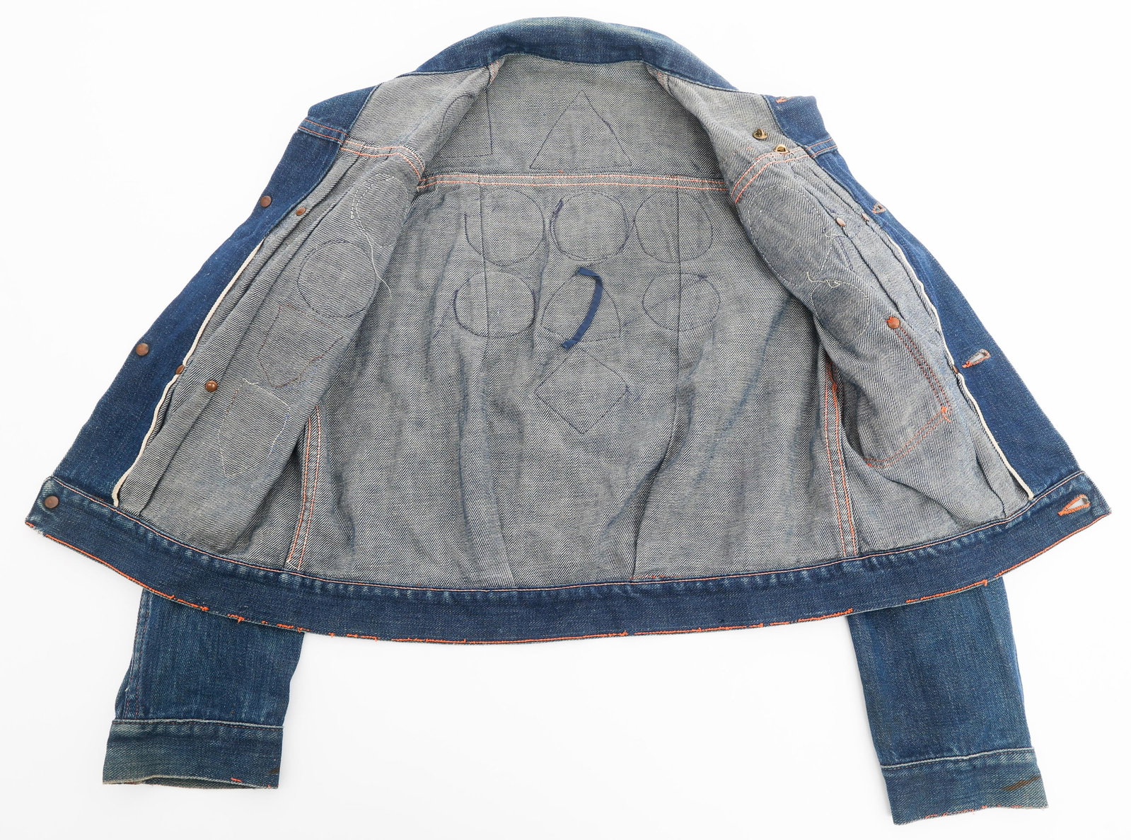 WWII US UNIT PATCH CHILD DENIM JACKET - 8
