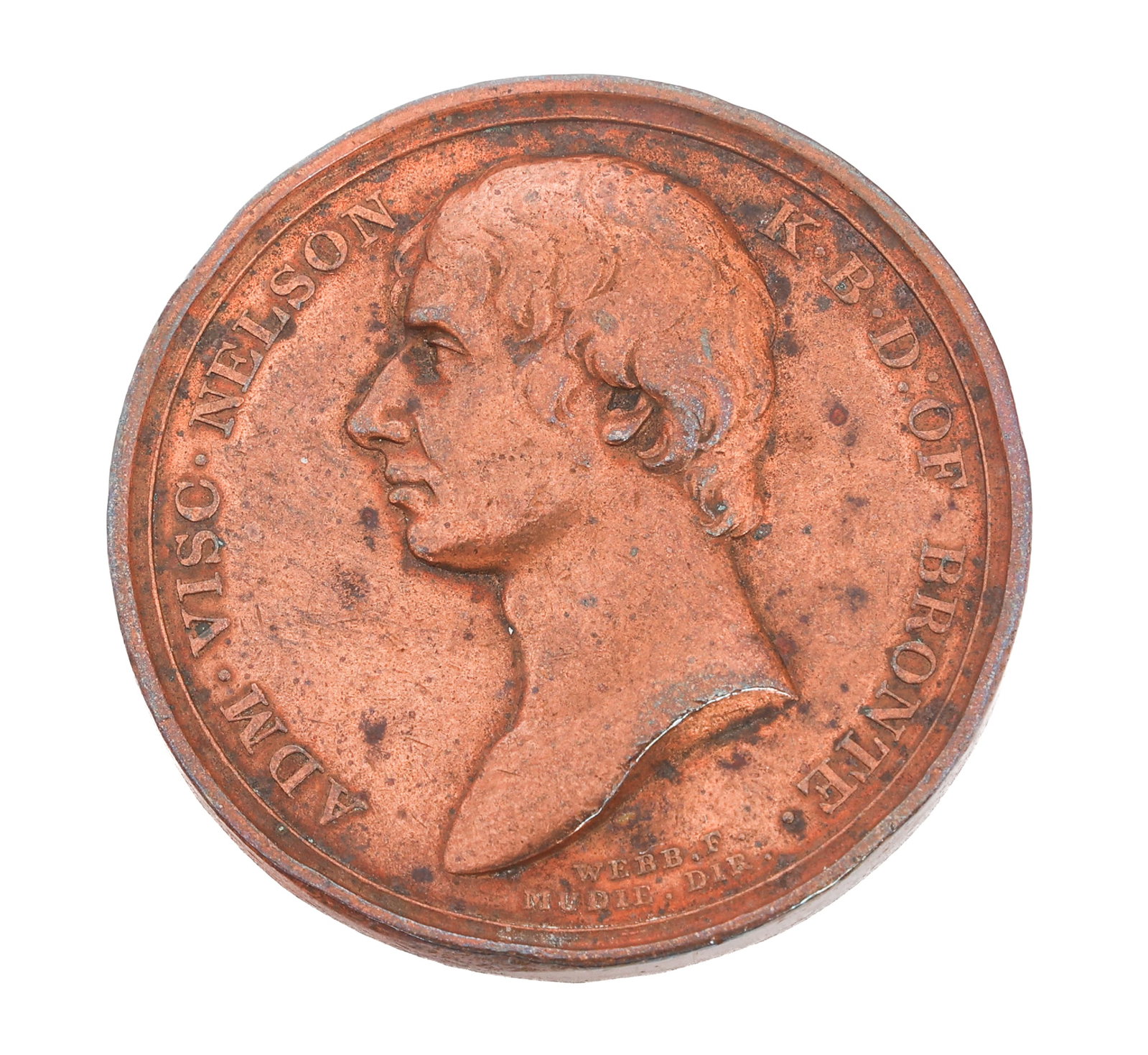 BRITISH NAVY NELSON BRONZE VICTORY MEDAL (1 of 2)