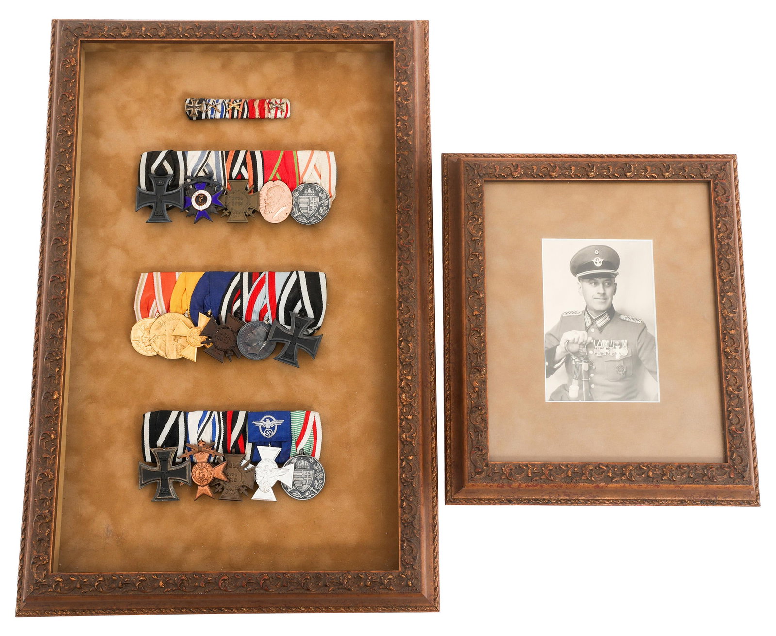 WWI - WWII GERMAN ARMY MEDALS & OFFICER IMAGE (1 of 10)