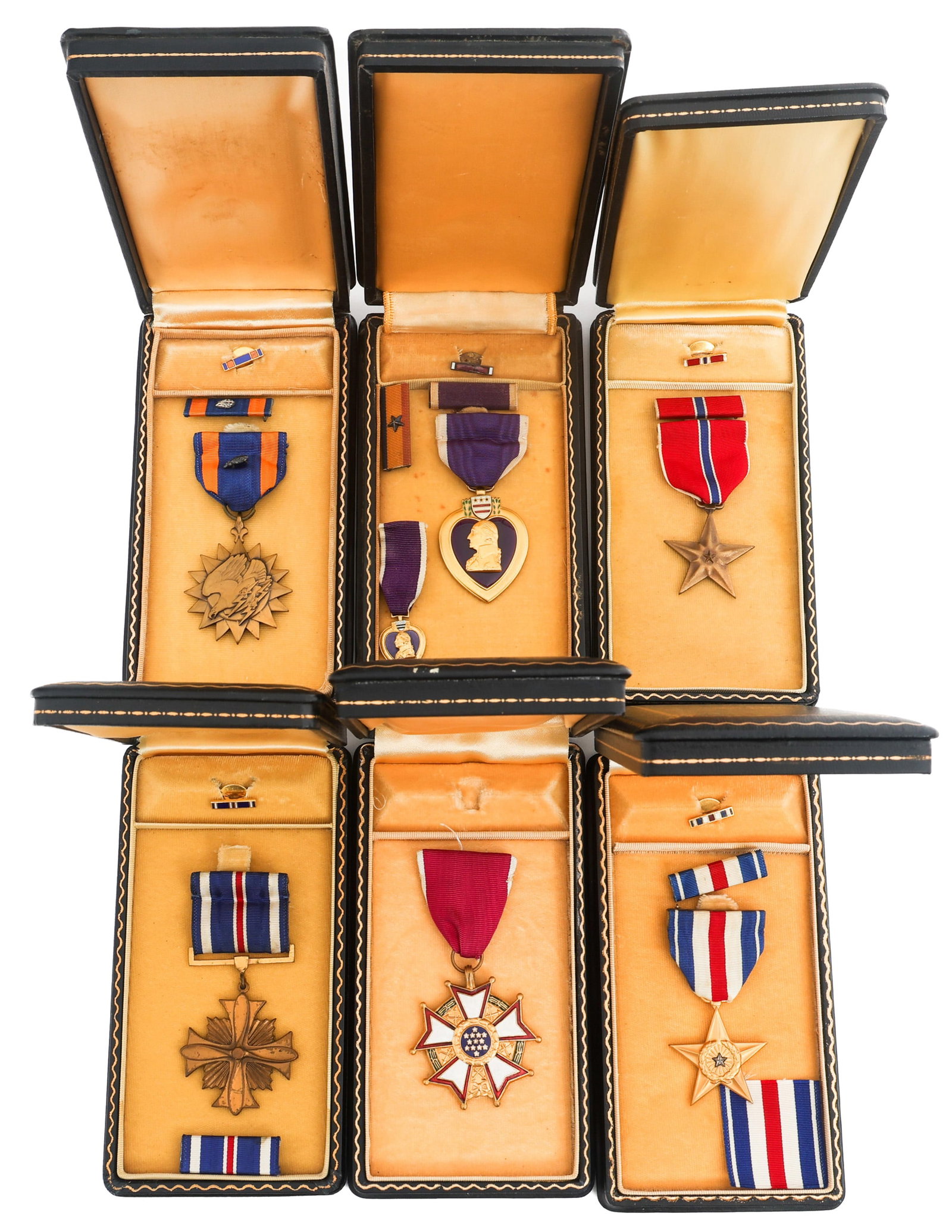 WWII US ARMED FORCES SILVER STAR & MEDALS (1 of 16)