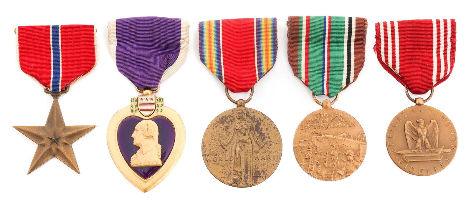 WWII US ARMY 102nd INFANTRY NAMED MEDAL GROUPING (1 of 15)