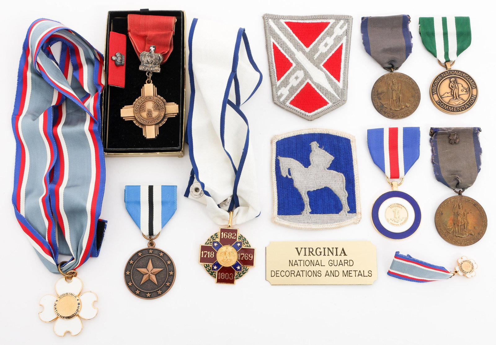 WWII - CURRENT US NATIONAL GUARD SERVICE MEDALS (1 of 10)