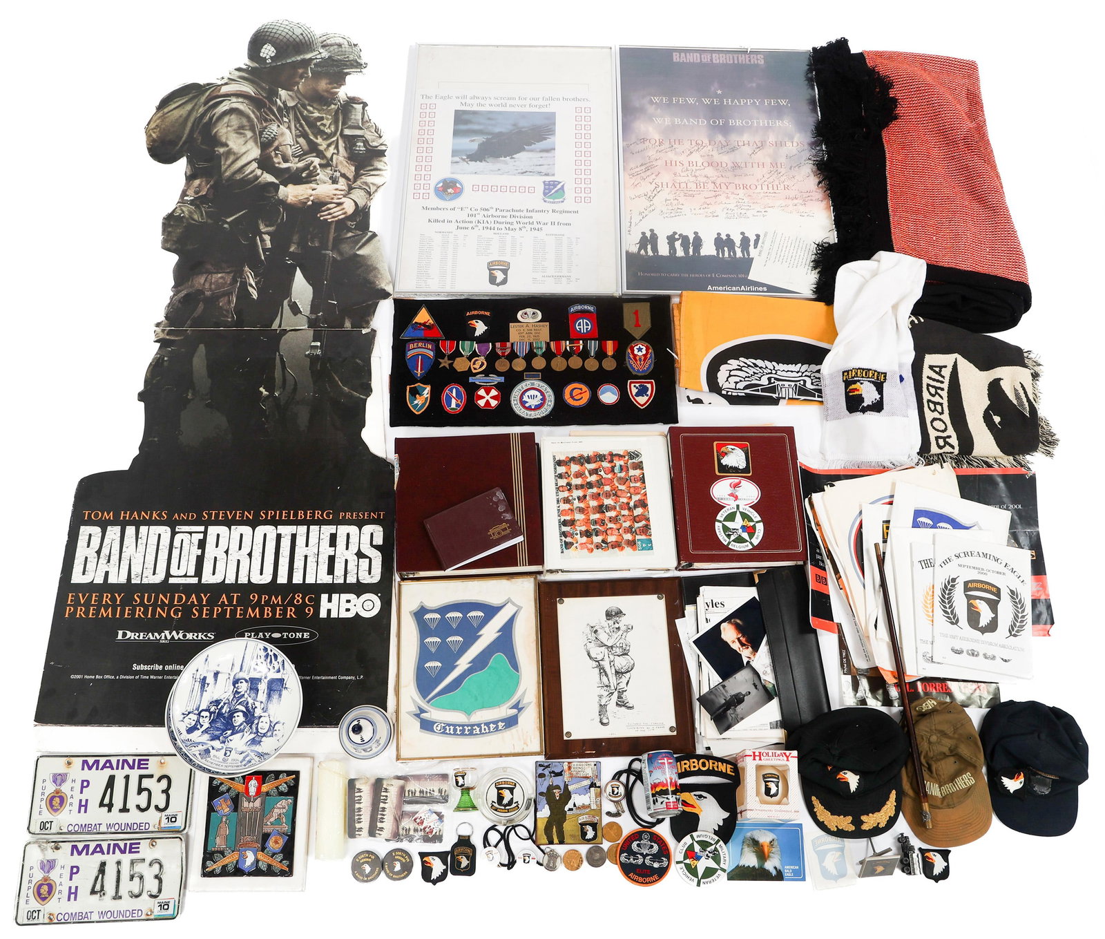 WWII BAND OF BROTHERS LESTER HASHEY NAMED GROUPING (1 of 20)