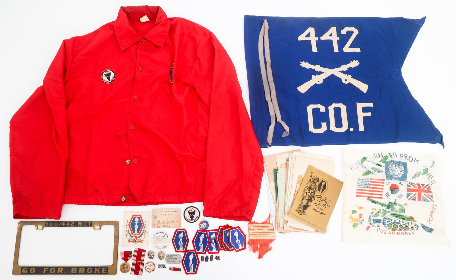 WWII US 442nd RCT NAMED GROUPING