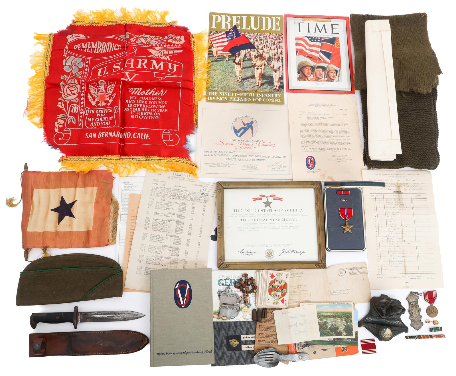 WWII US ARMY NAMED 95th INF DIVISION GROUPING (1 of 20)