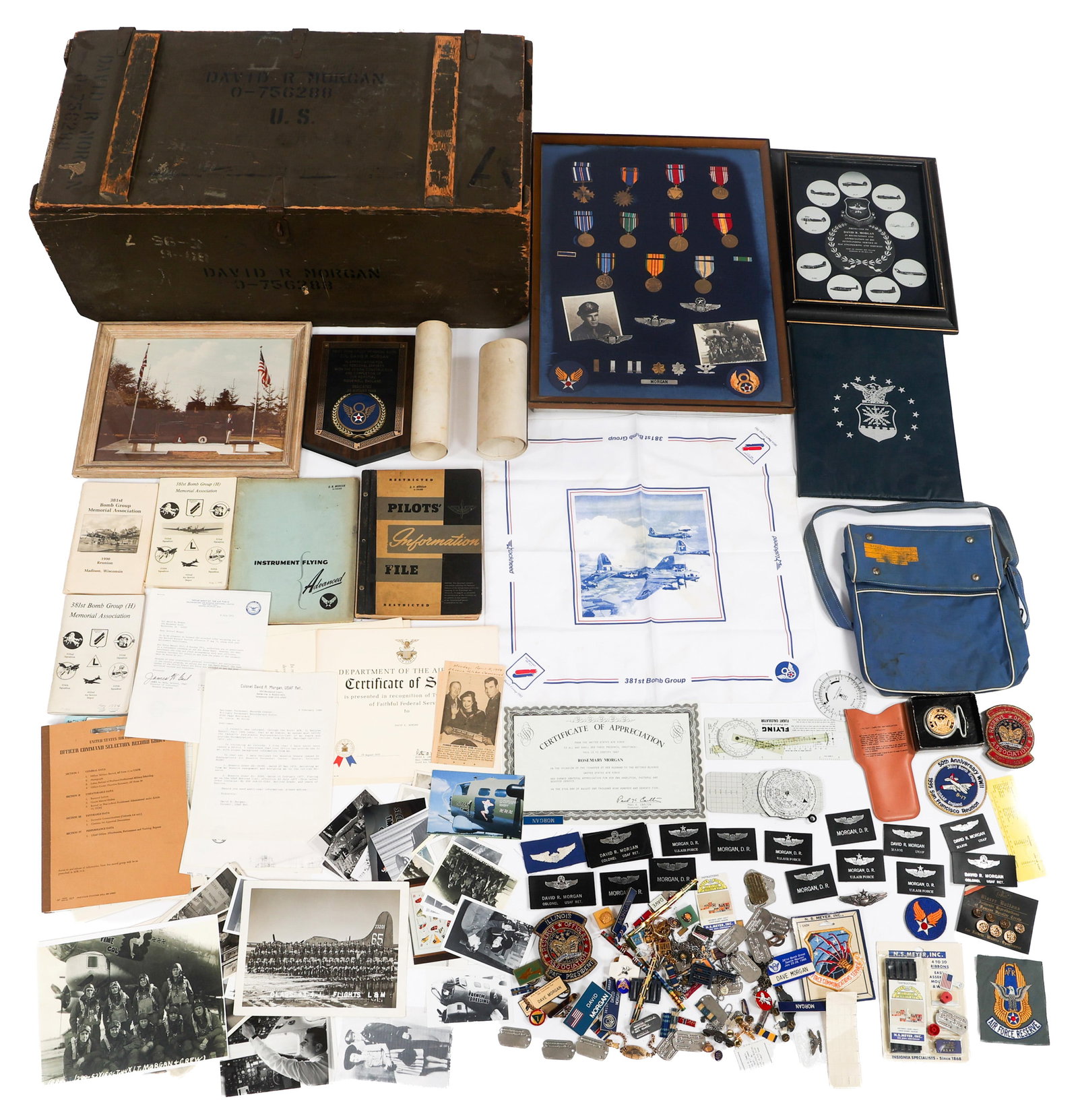 WWII - VIETNAM USAAF 532nd SQ NAMED PILOT ARCHIVE (1 of 20)