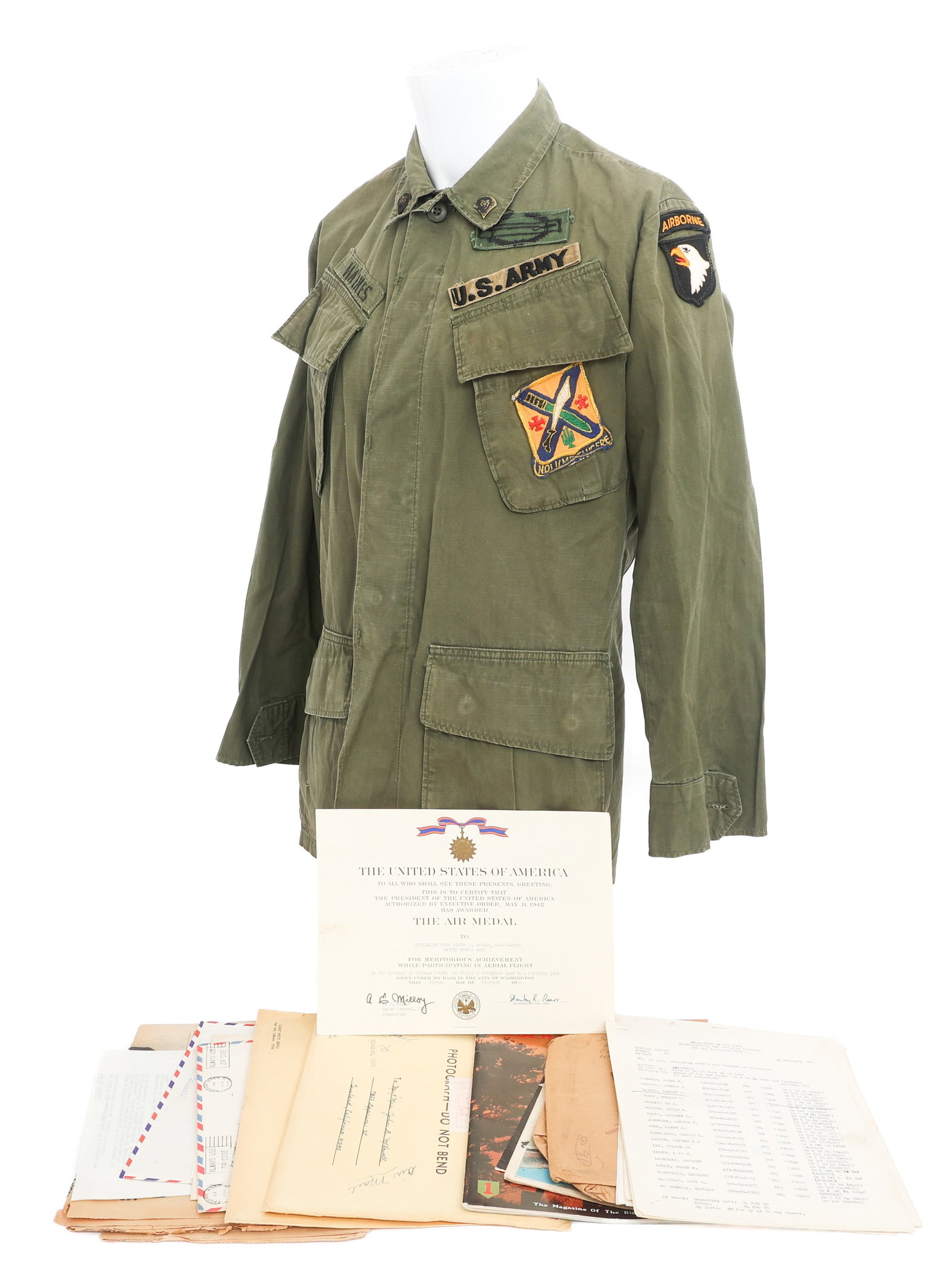 VIETNAM WAR US ARMY 101st AIRBORNE DIV NAMED GROUP (1 of 19)