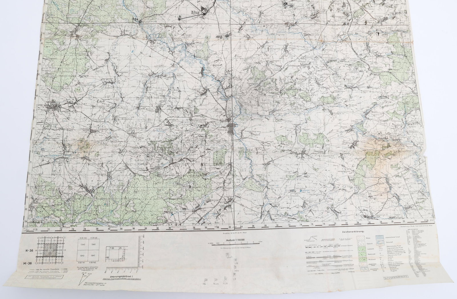 WWII GERMAN EASTERN FRONT ANNOTATED MAPS - 8
