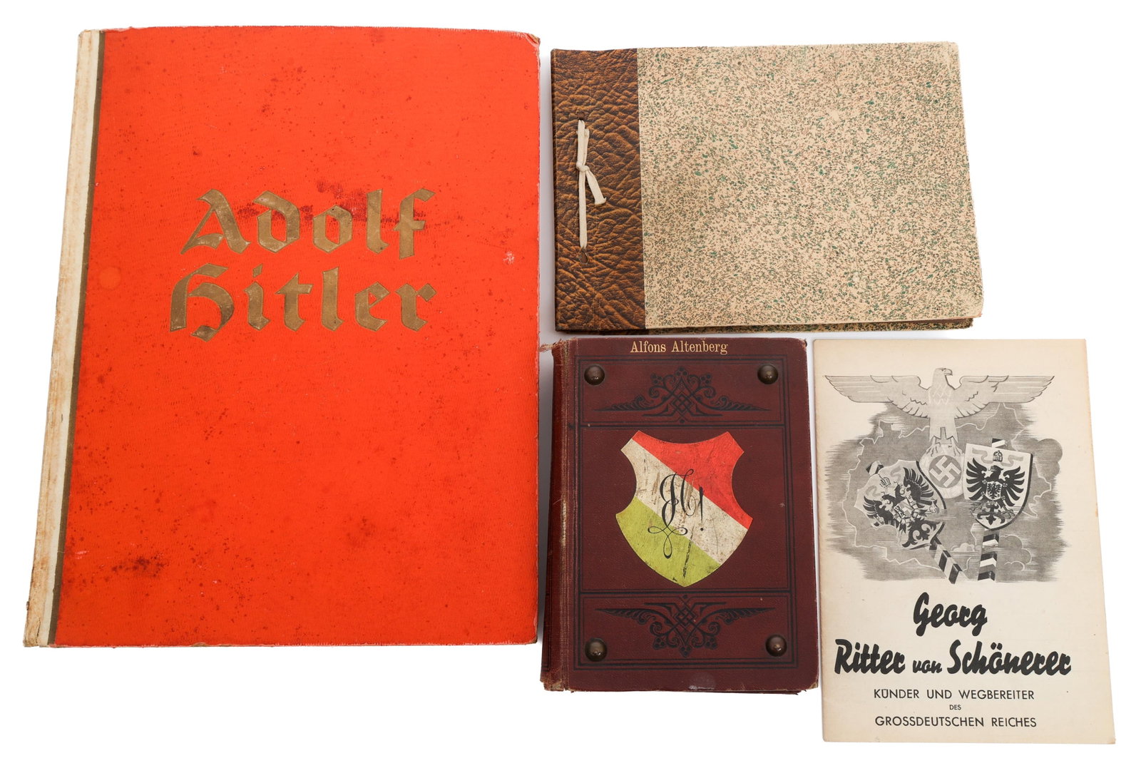 WWII GERMAN HILTER CIGARETTE CARD BOOK & PHOTOS