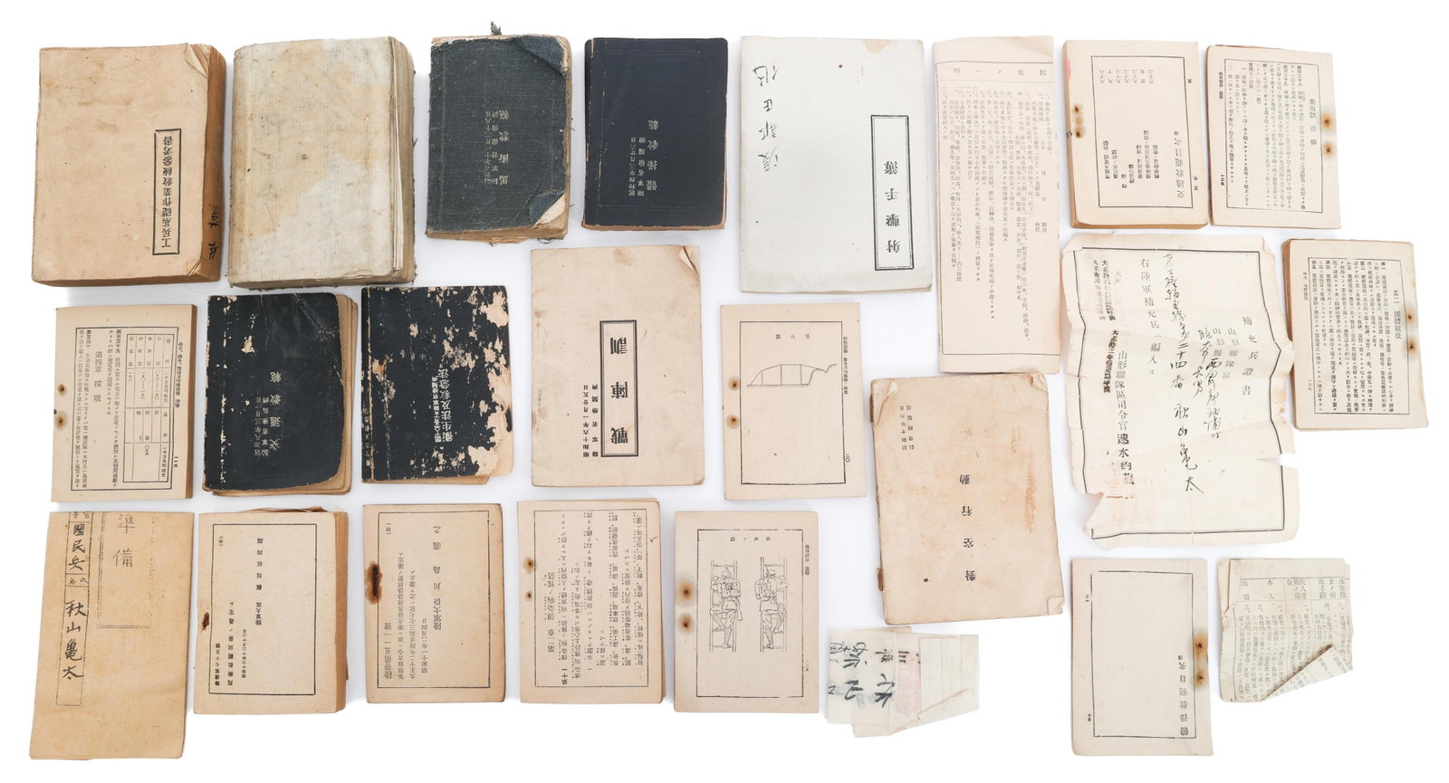 WWII IMPERIAL JAPANESE ARMY & CIVILIAN BOOKLETS (1 of 14)