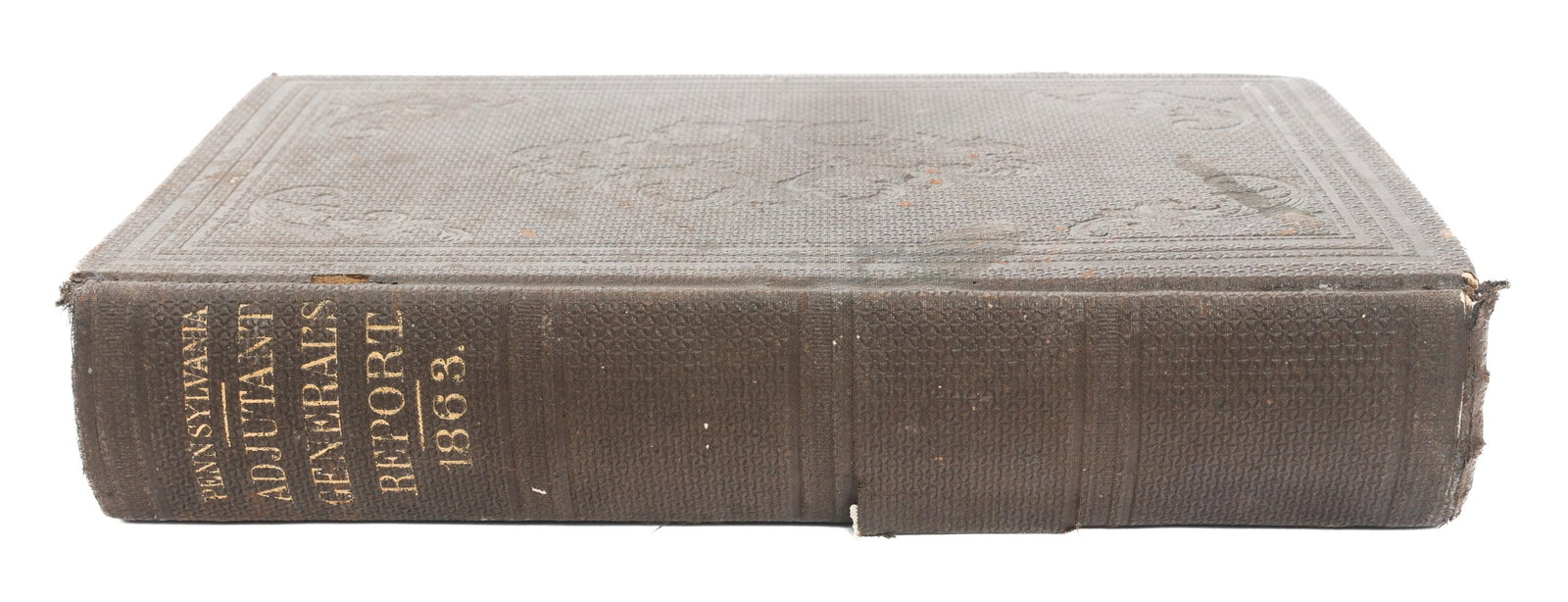 1863 PENNSYLVANIA ADJUTANT GENERAL'S REPORT BOOK (1 of 6)