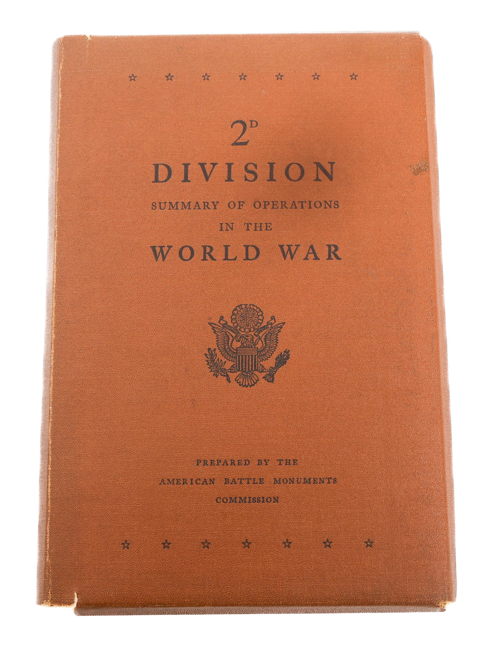 SUMMARY OF OPERATIONS OF 2nd DIVISION IN WWI BOOK (1 of 16)