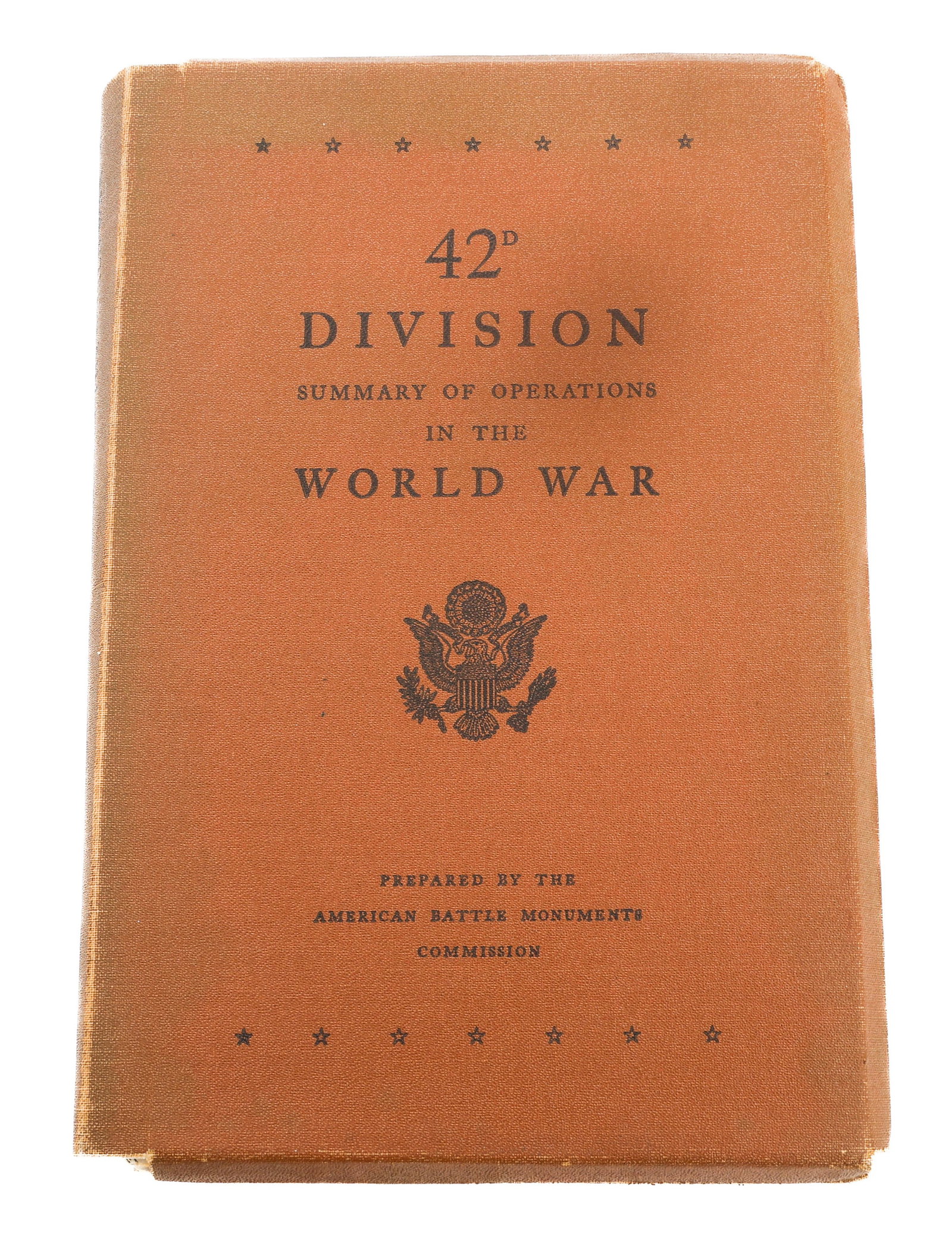 SUMMARY OF OPERATIONS OF 42nd DIVISION IN WWI BOOK