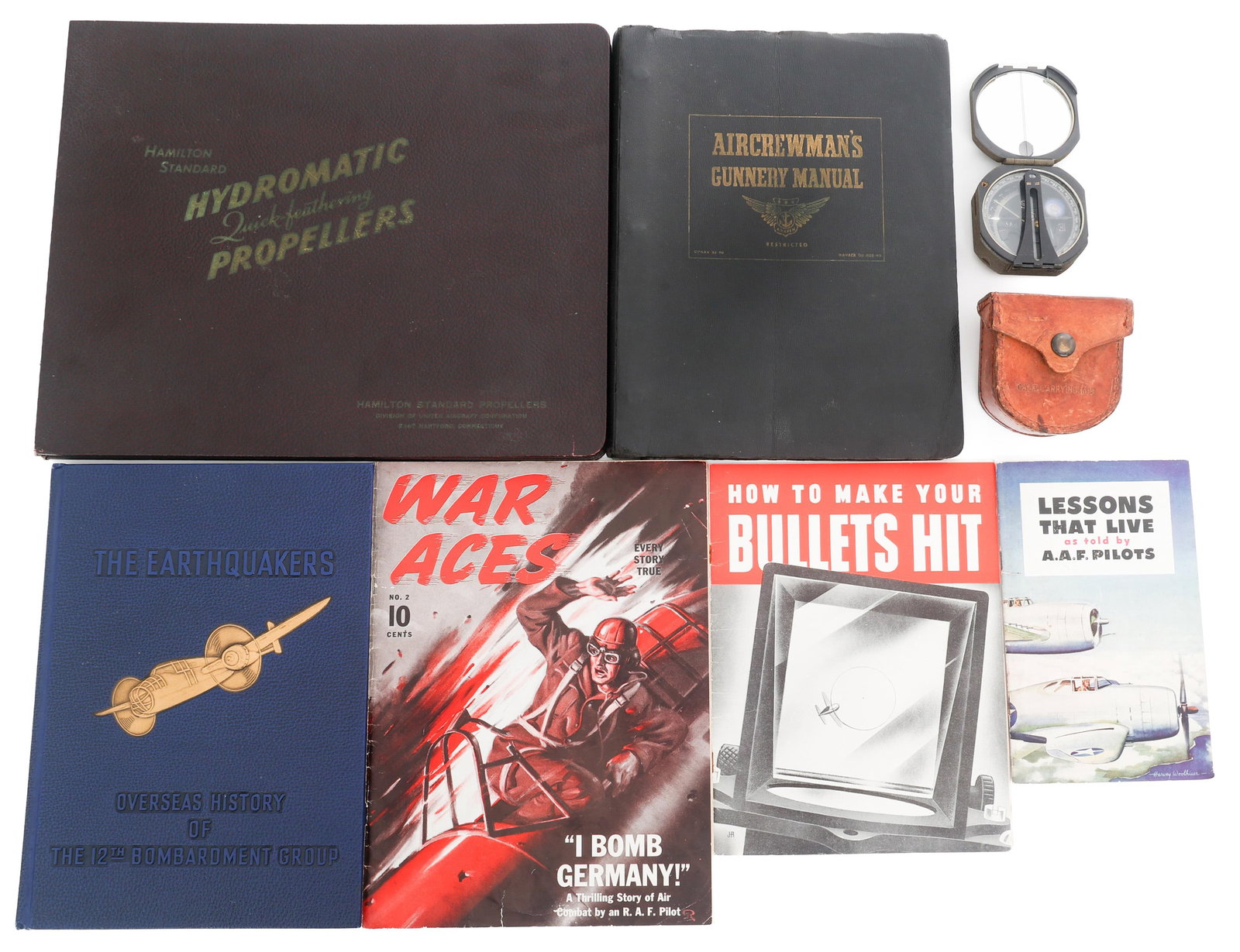 COLD WAR US M2 COMPASS & MILITARY REFERENCE BOOKS (1 of 20)
