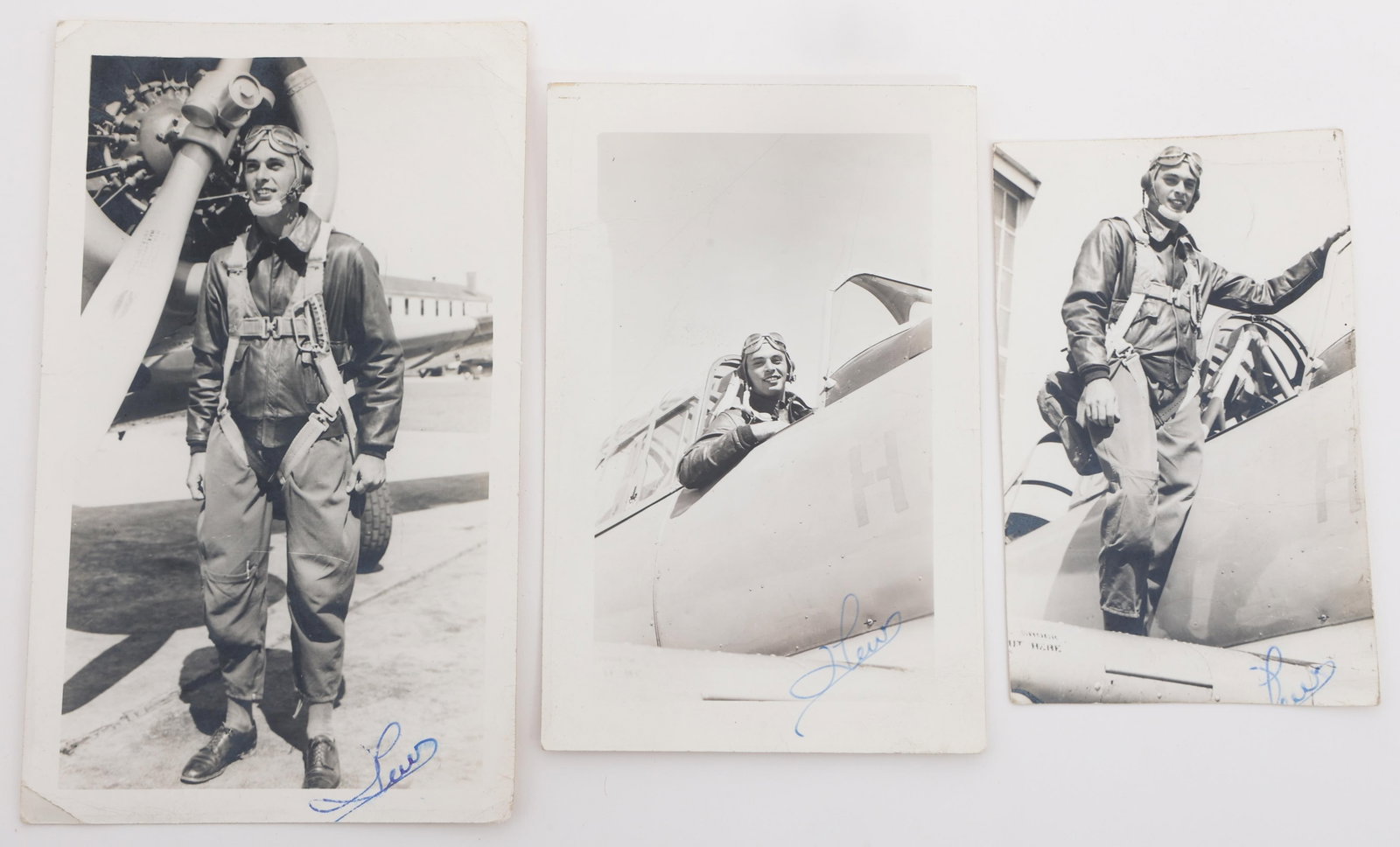 WWII US AIR FORCE NAMED & SIGNED PILOT PHOTOS (1 of 11)