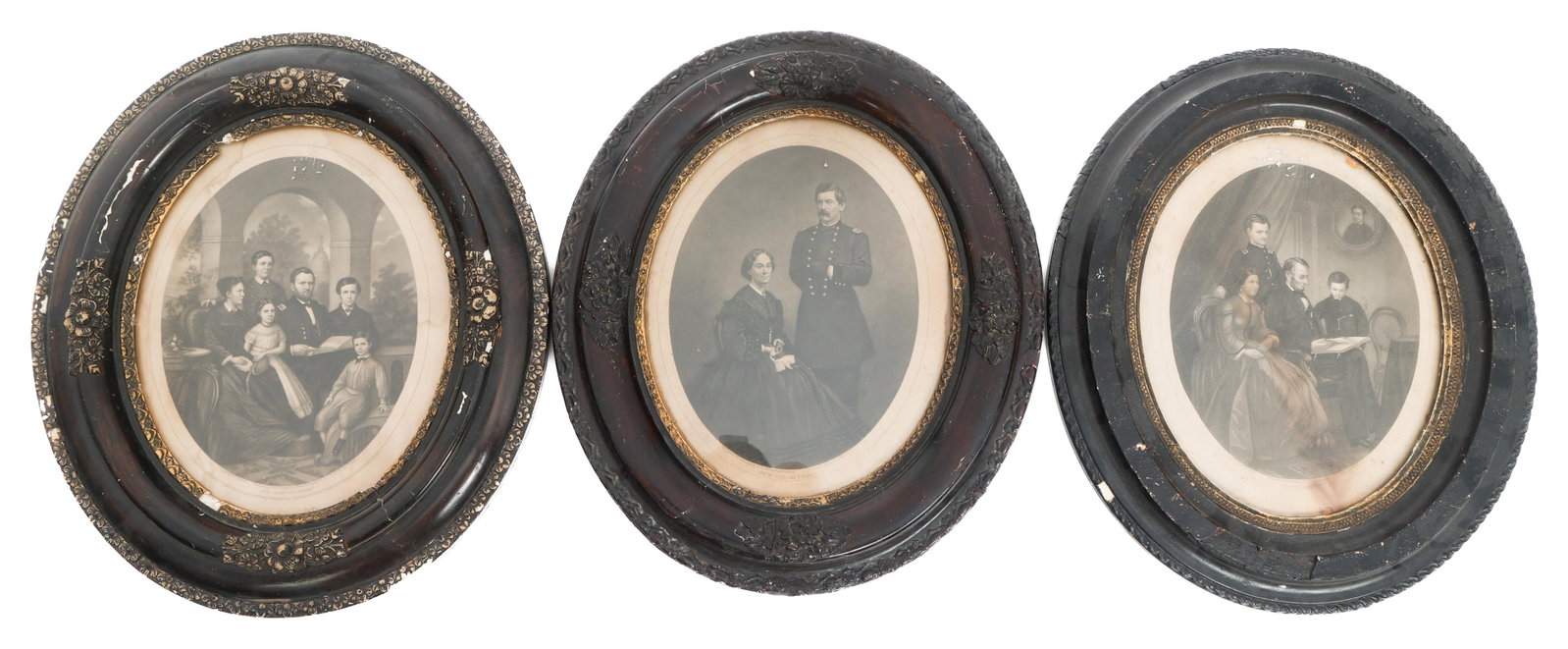 CIVIL WAR PORTRAITS - MCCLELLAN, GRANT, & LINCOLN (1 of 13)